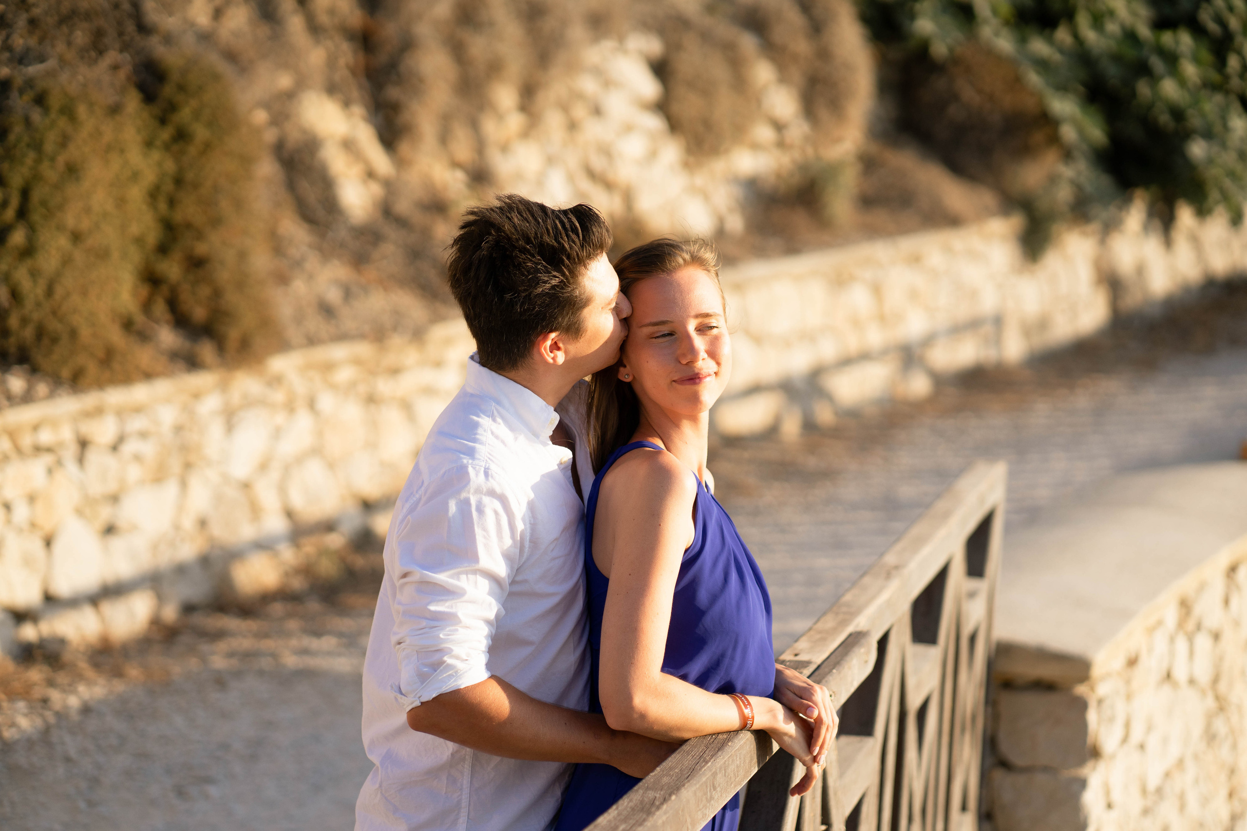 Laura and Tom. Photographer at Santorini