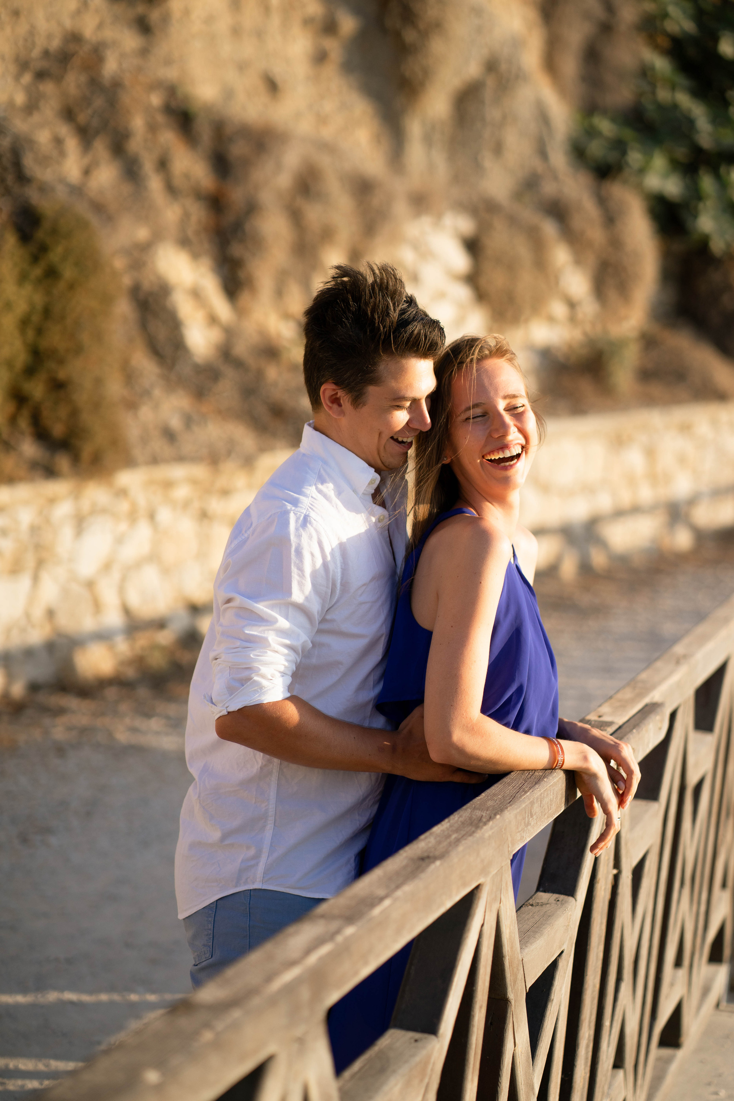 Laura and Tom. Photographer at Santorini