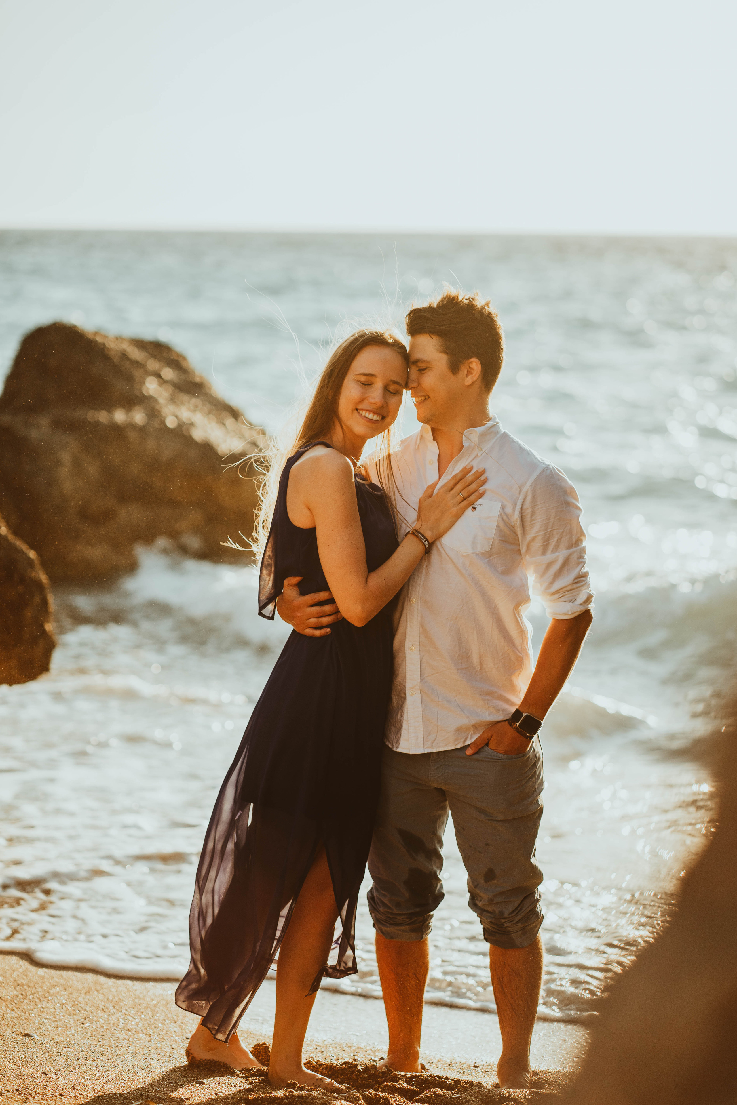 Laura and Tom. Photographer at Santorini