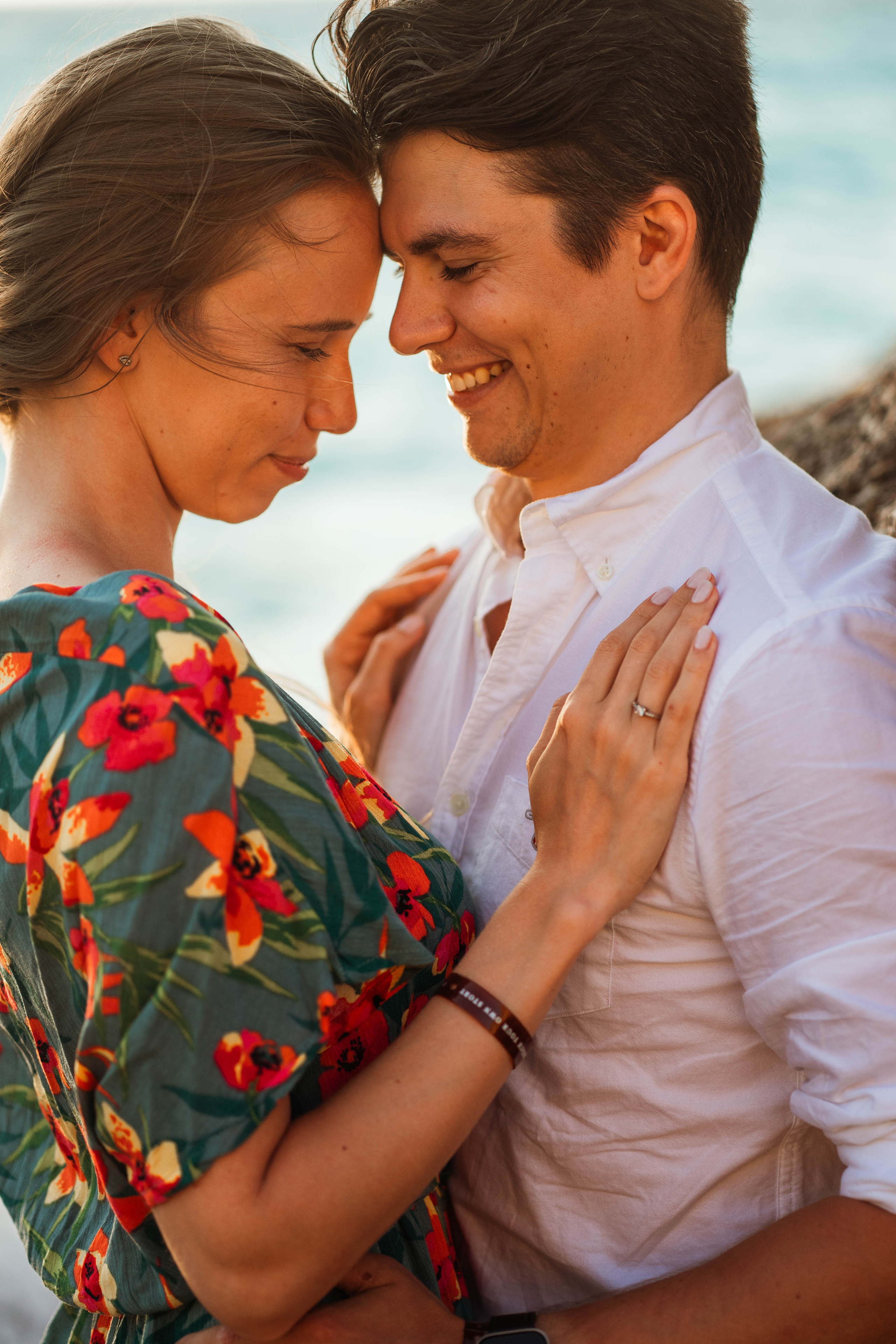 Laura and Tom. Photographer at Santorini