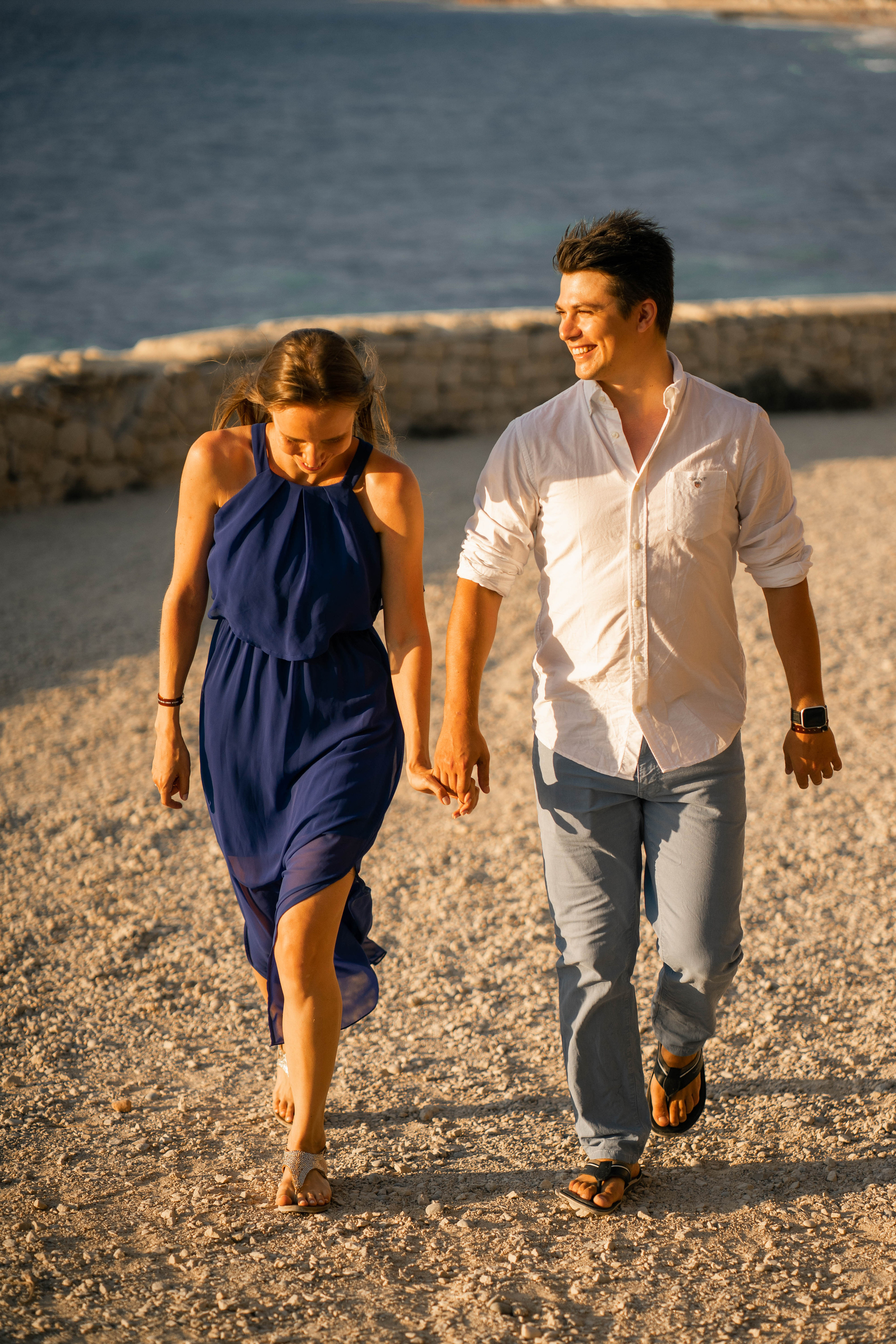 Laura and Tom. Photographer at Santorini