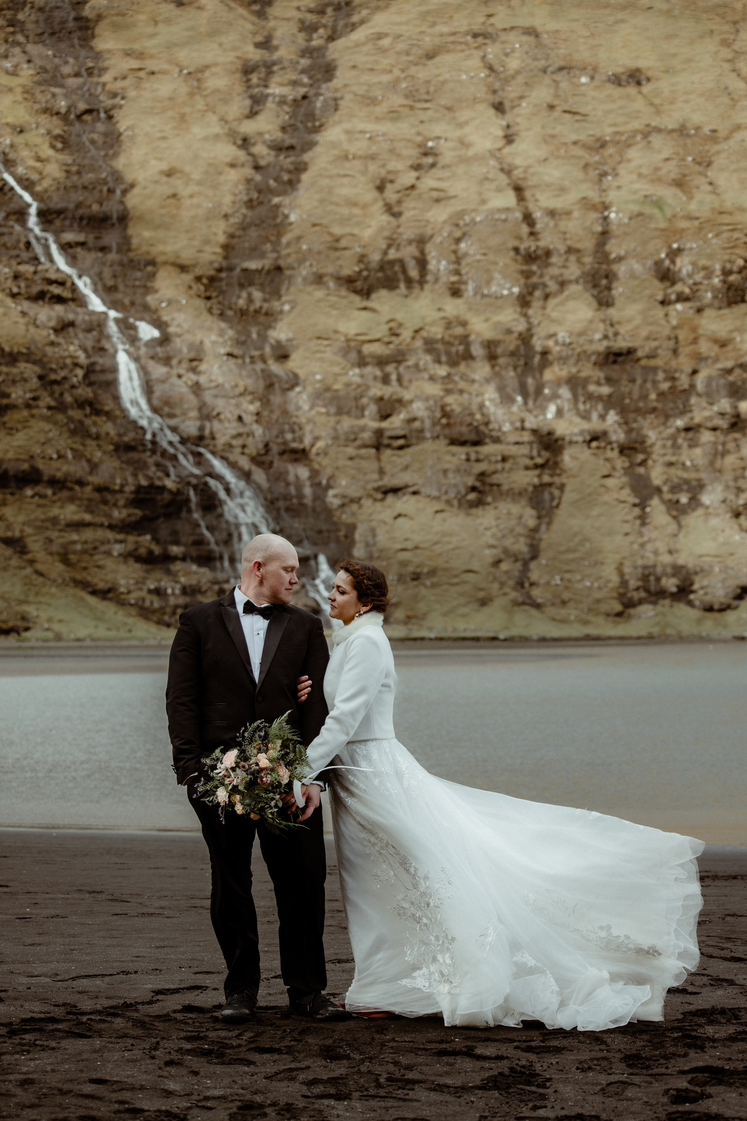 Elope at Faroe islands to celebrate 10 years anniversary. Iceland elopement photo and video | Nikolaichik Photo