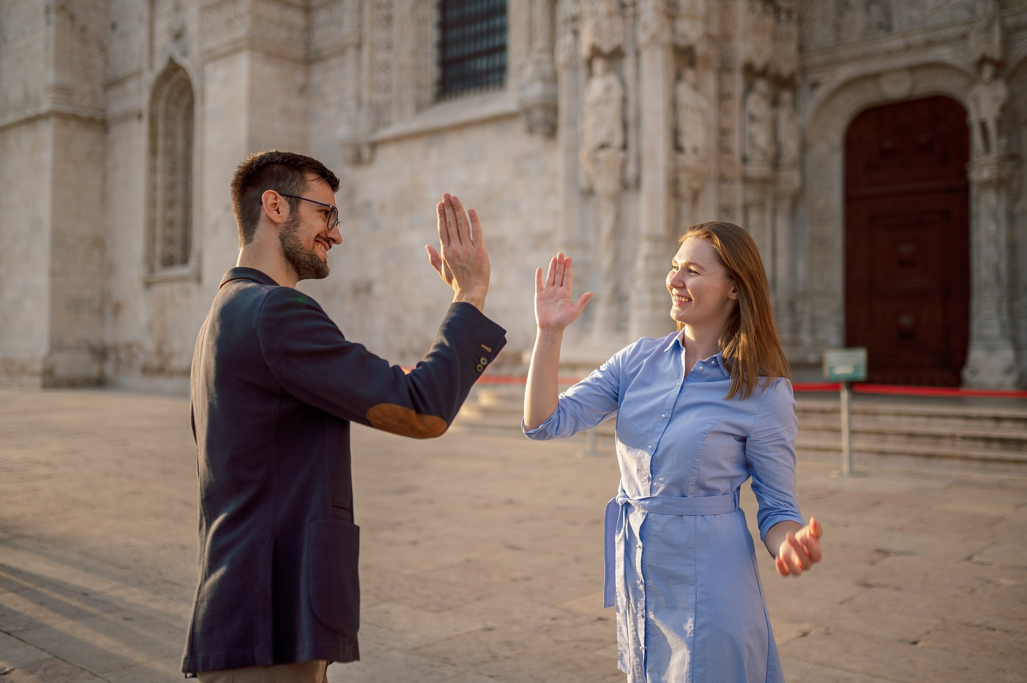 Belém Tower and the MAAT Museum are two contrasting yet impressive locations for a photo shoot in Lisbon