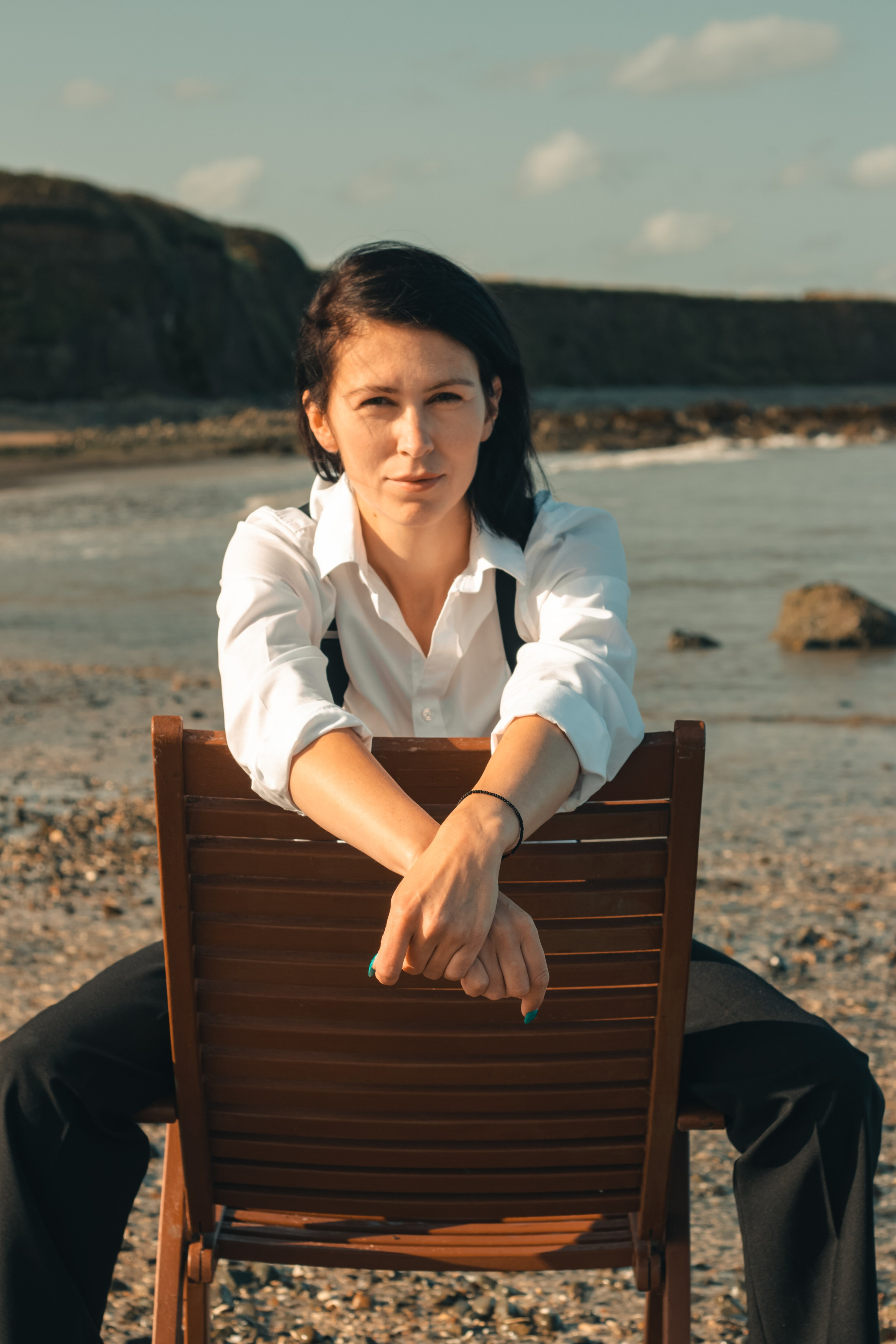 Individual photoshoot in Balbriggan beach. Photographer Co Dublin, Balbriggan — Agata Maliseva