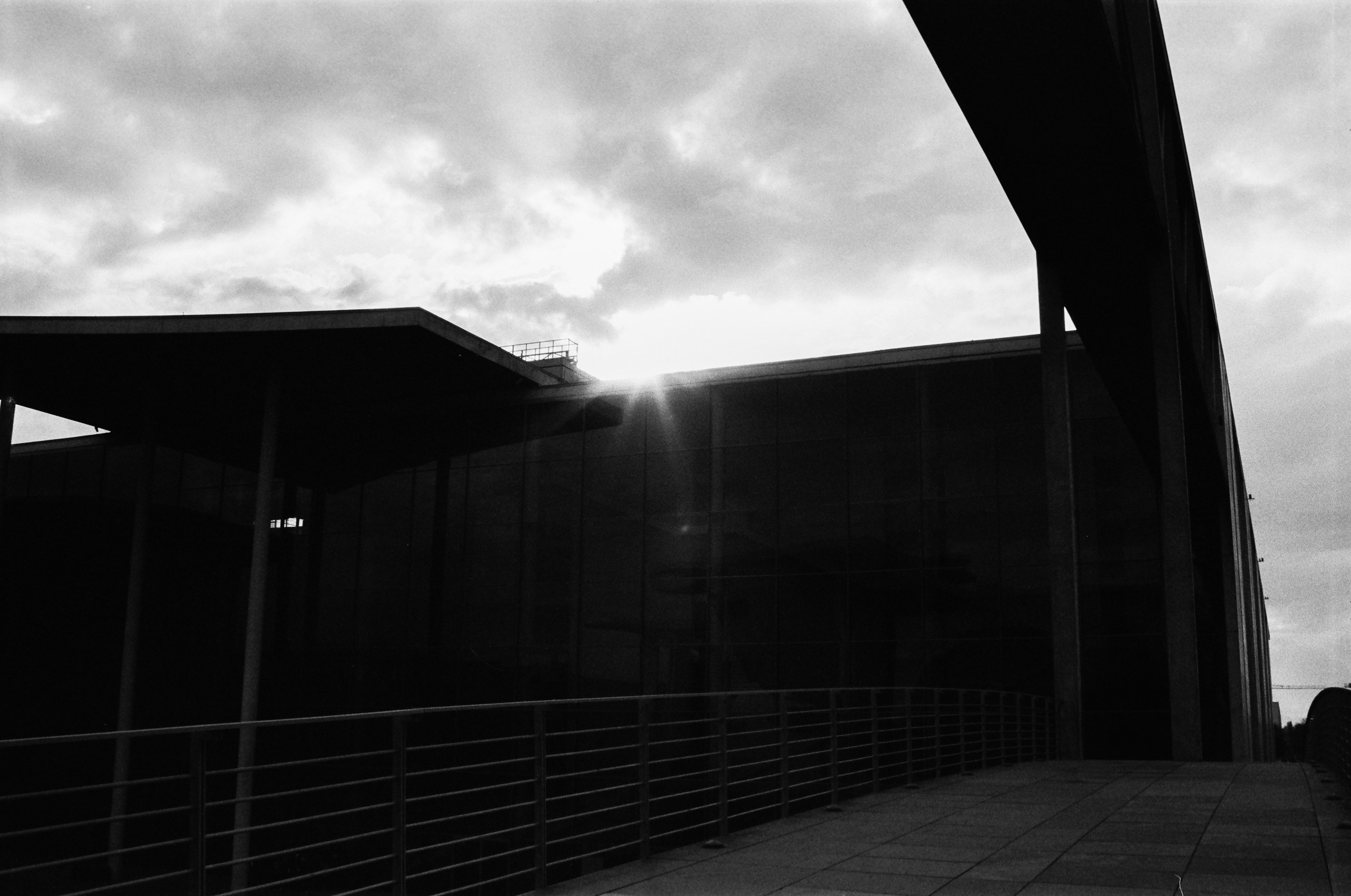 The Streets of Berlin in B&W