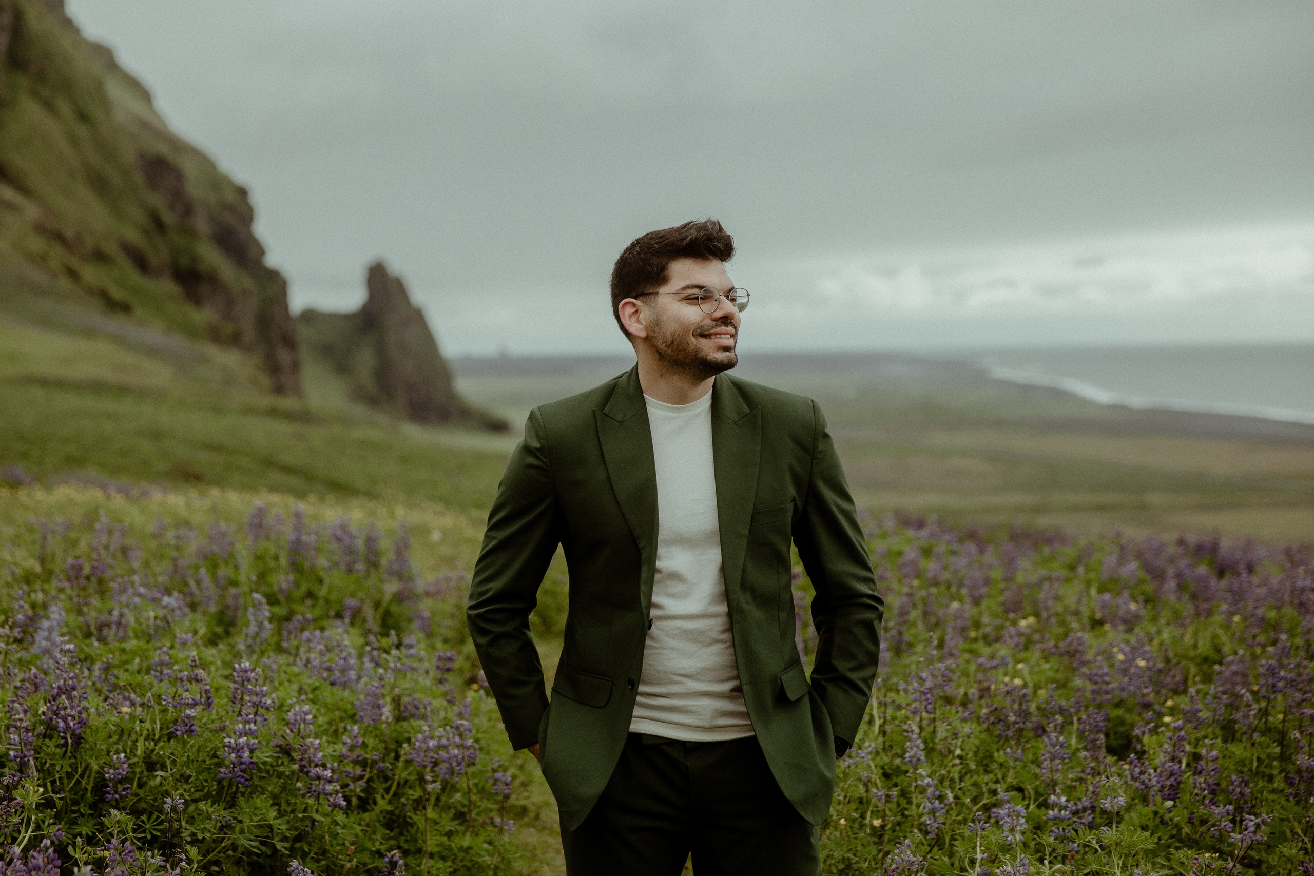 Elopement at Kvernufoss Waterfall. Iceland elopement photo and video | Nikolaichik Photo