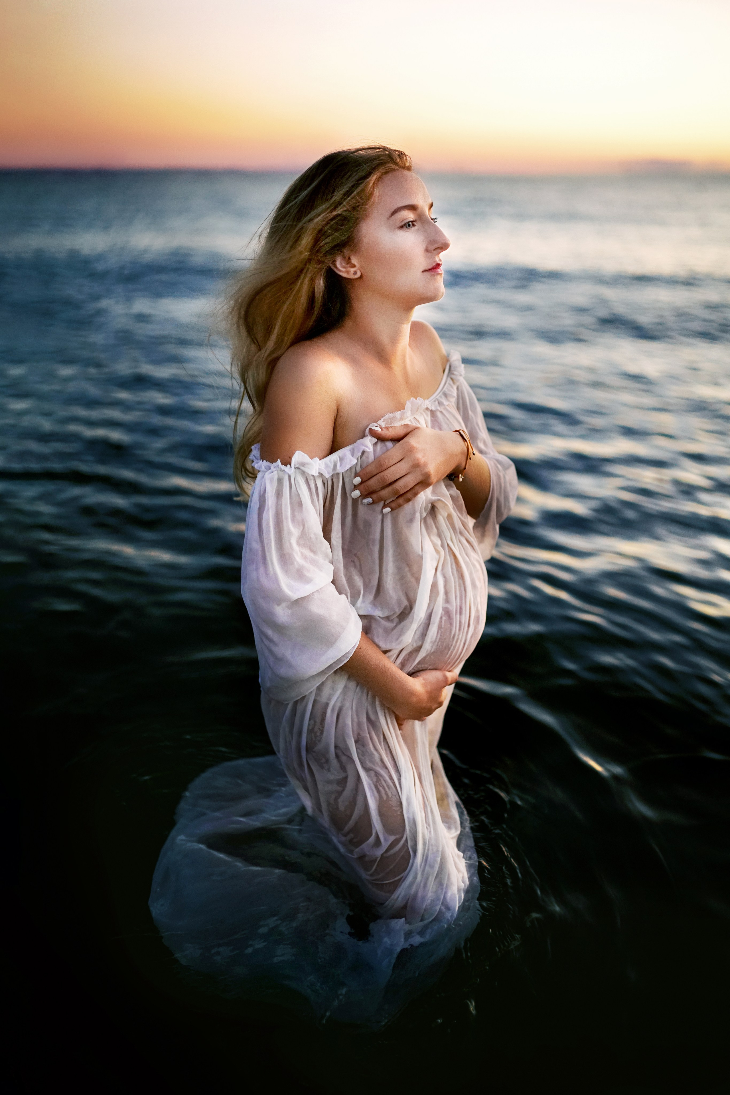 Maternity. Svitlana Miahka fotografa a Genova