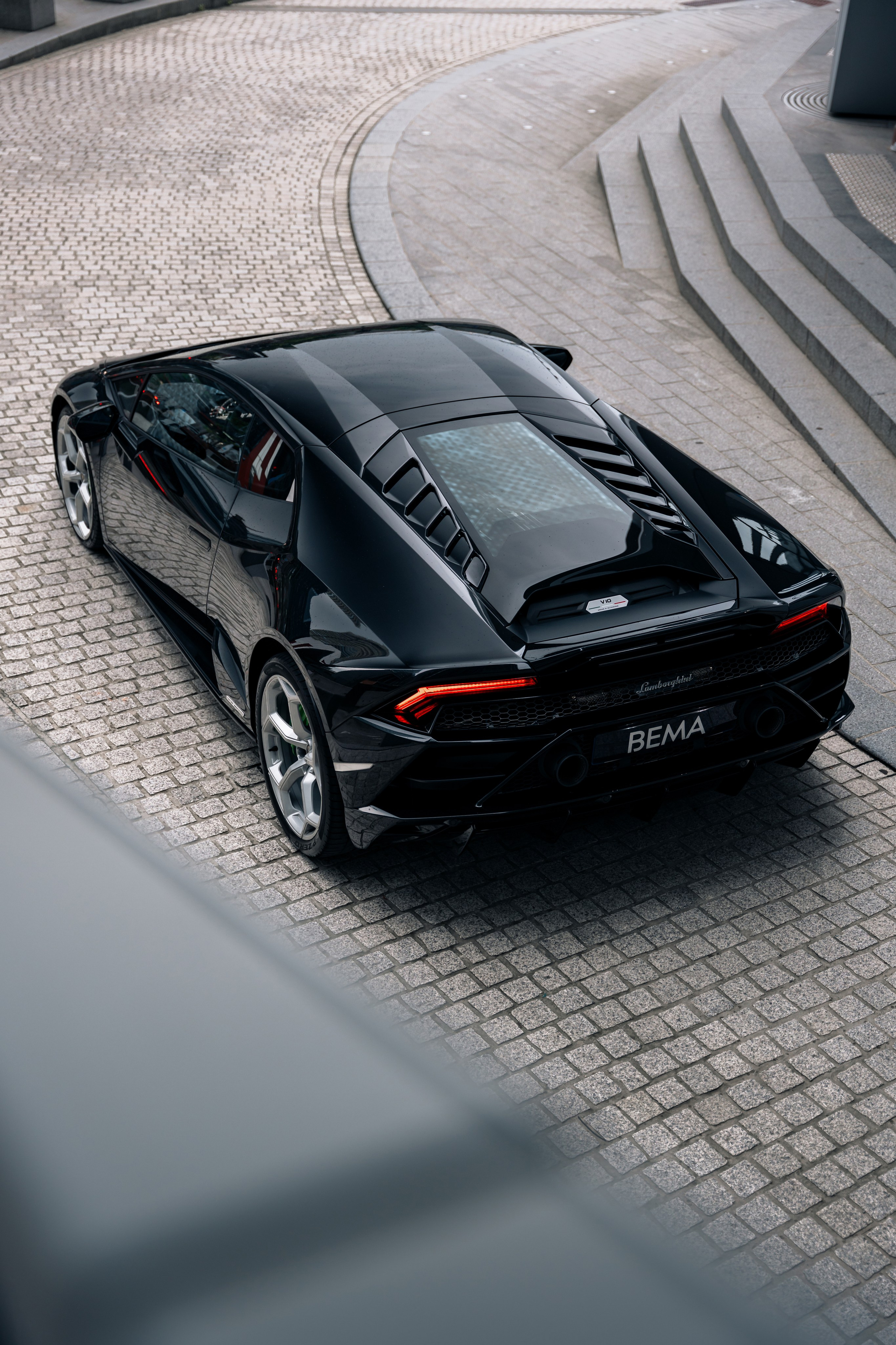 Lamborghini Huracan Evo. Photographe de voitures à Paris — Vitalii Motruk