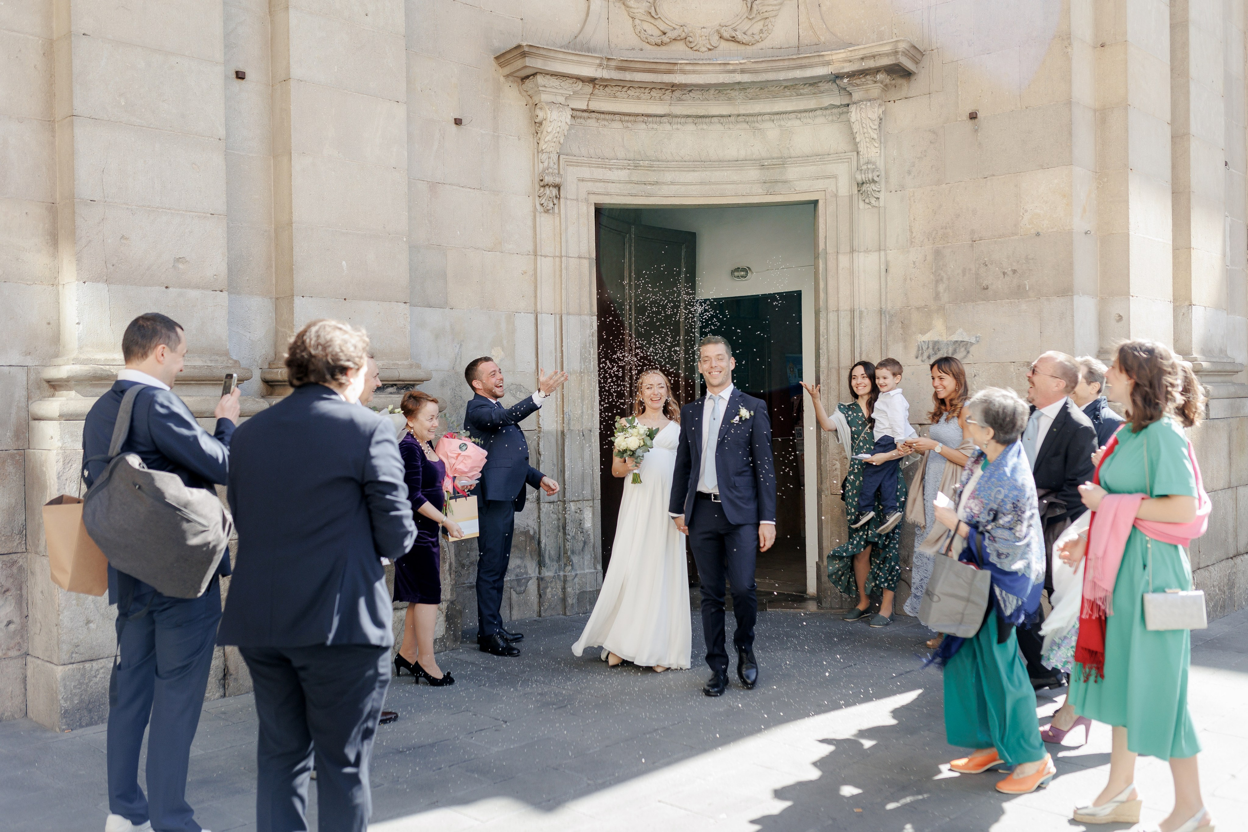 Katy & Tomm, City Wedding. Wedding Photographer in Barcelona Lana Alekhina