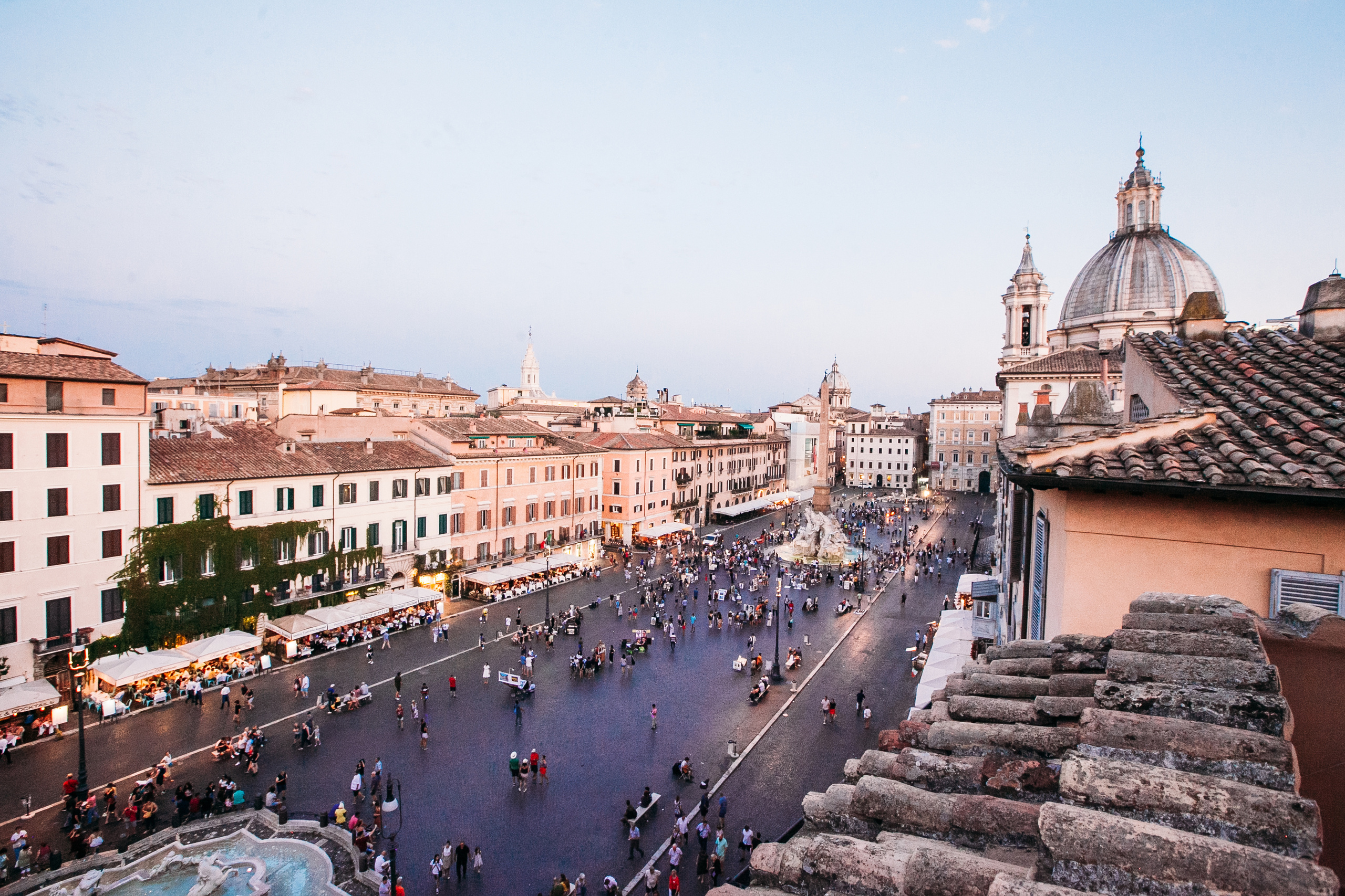 Rome Piazza Navona Penthouse Wedding Ceremony. Iurkovski PHOTOGRAPHY in Europe. Luxury destination weddings and events