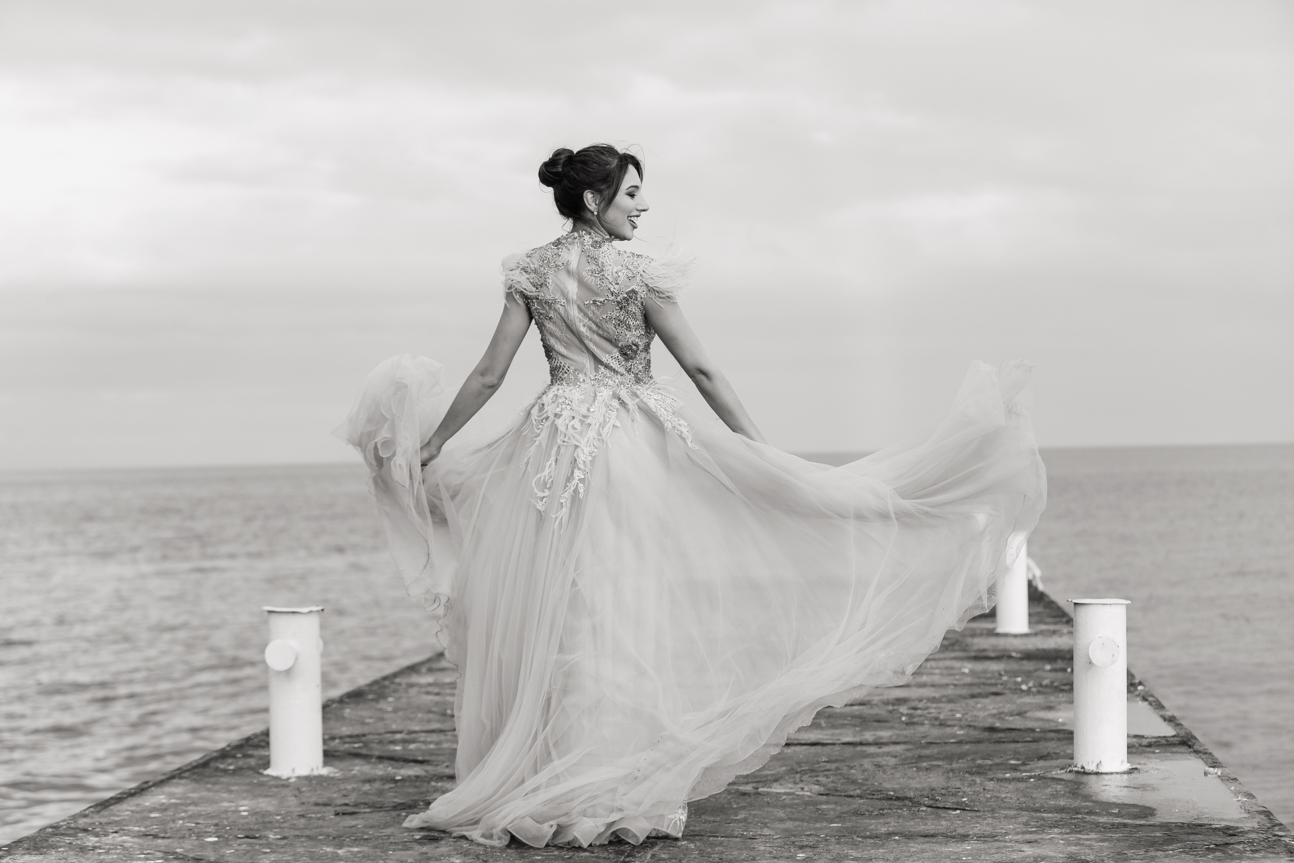 Flower Bath Morning & Sea Wedding Photowalk. Iurkovski PHOTOGRAPHY in Europe. Luxury destination weddings and events