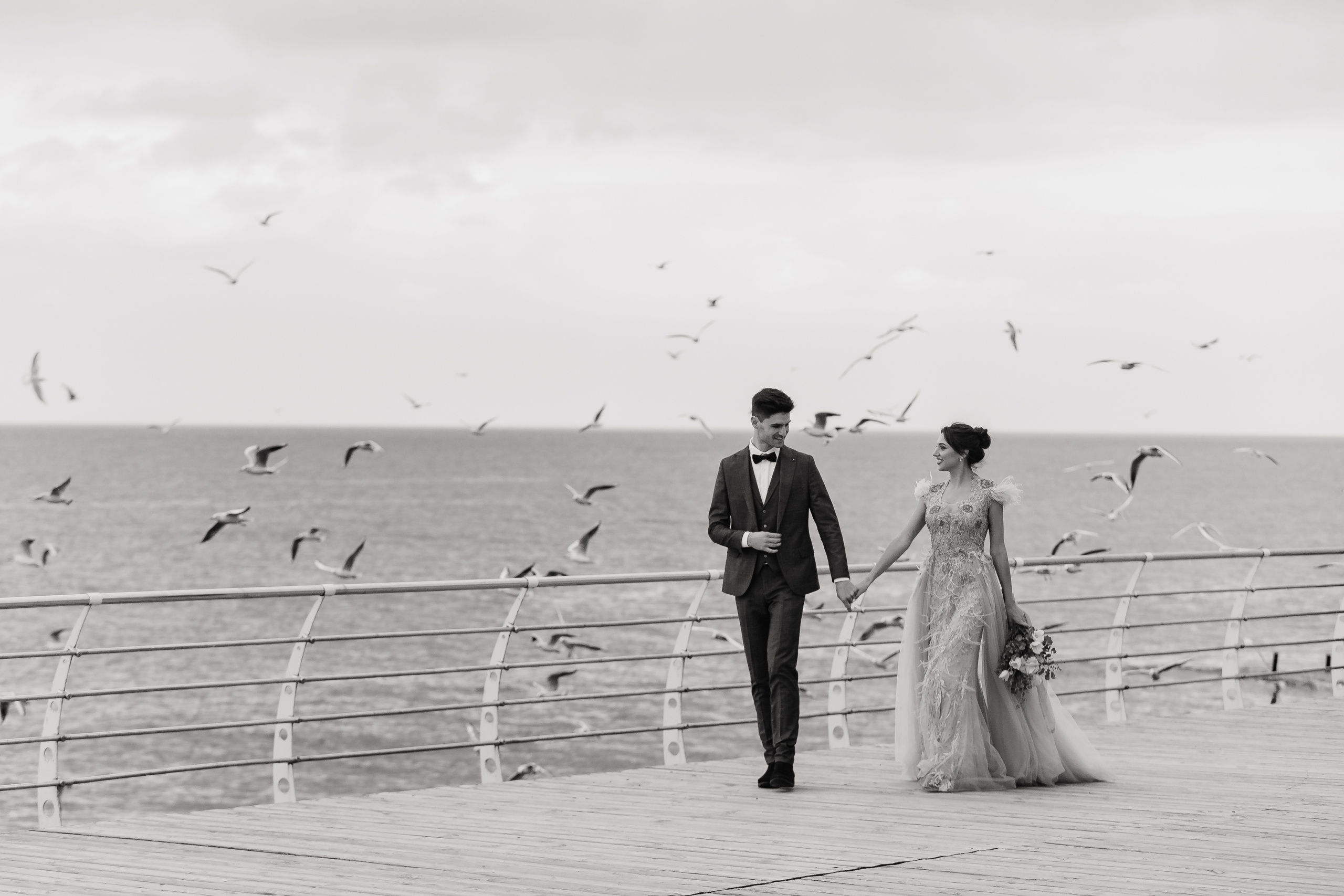 Flower Bath Morning & Sea Wedding Photowalk. Iurkovski PHOTOGRAPHY in Europe. Luxury destination weddings and events