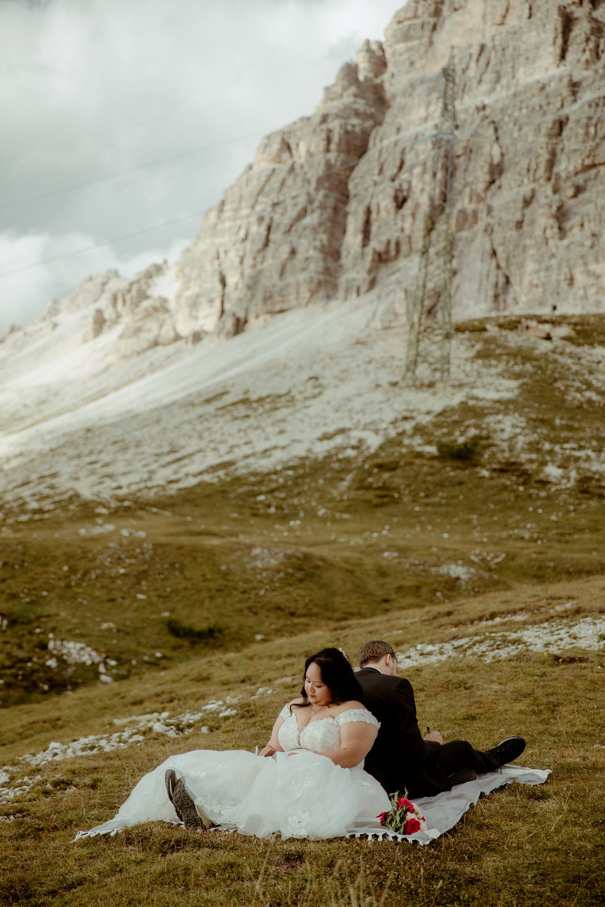 Secret Dolomites elopement at Lago di Braies & Cadini di Misurina | Best place to elope in Italy. Iceland elopement photographer & videographer