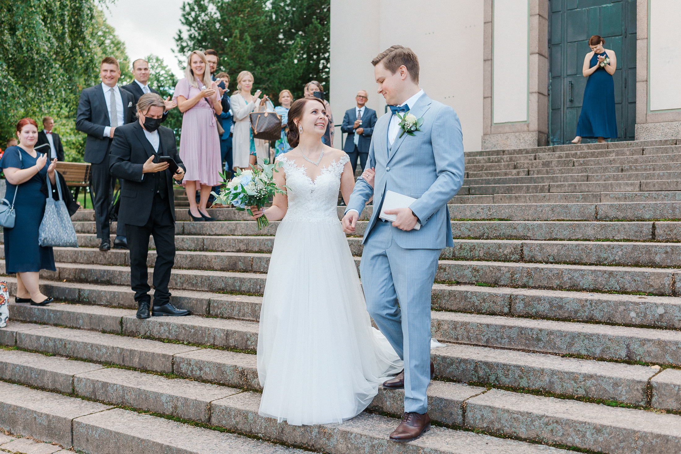 Salla&Antti, hääkuvaus Martin kirkko ja Juhlakartano Kappelinranta