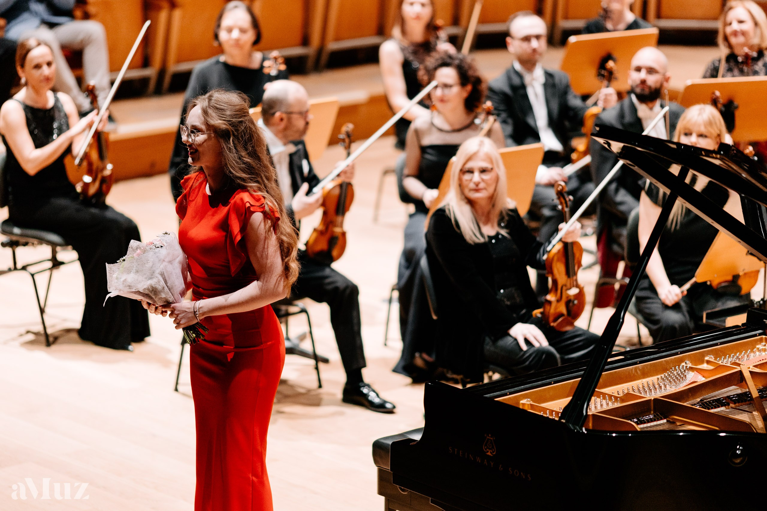 Koncert dyplomantów aMuz w Polskiej Filharmonii Bałtyckiej. Fotograf Ślubny Warszawa - Sesje Biznesowe Rodzinne Eventy