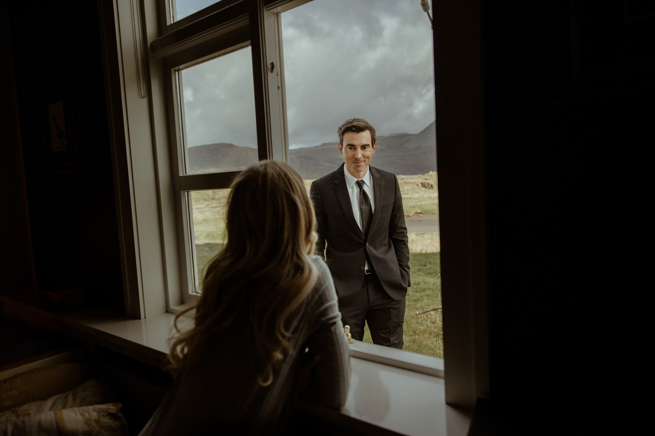 Iceland elopement at Budir Black Church | Snæfellsnes wedding by Iceland elopement photographer & videographer. Iceland elopement photographer & videographer