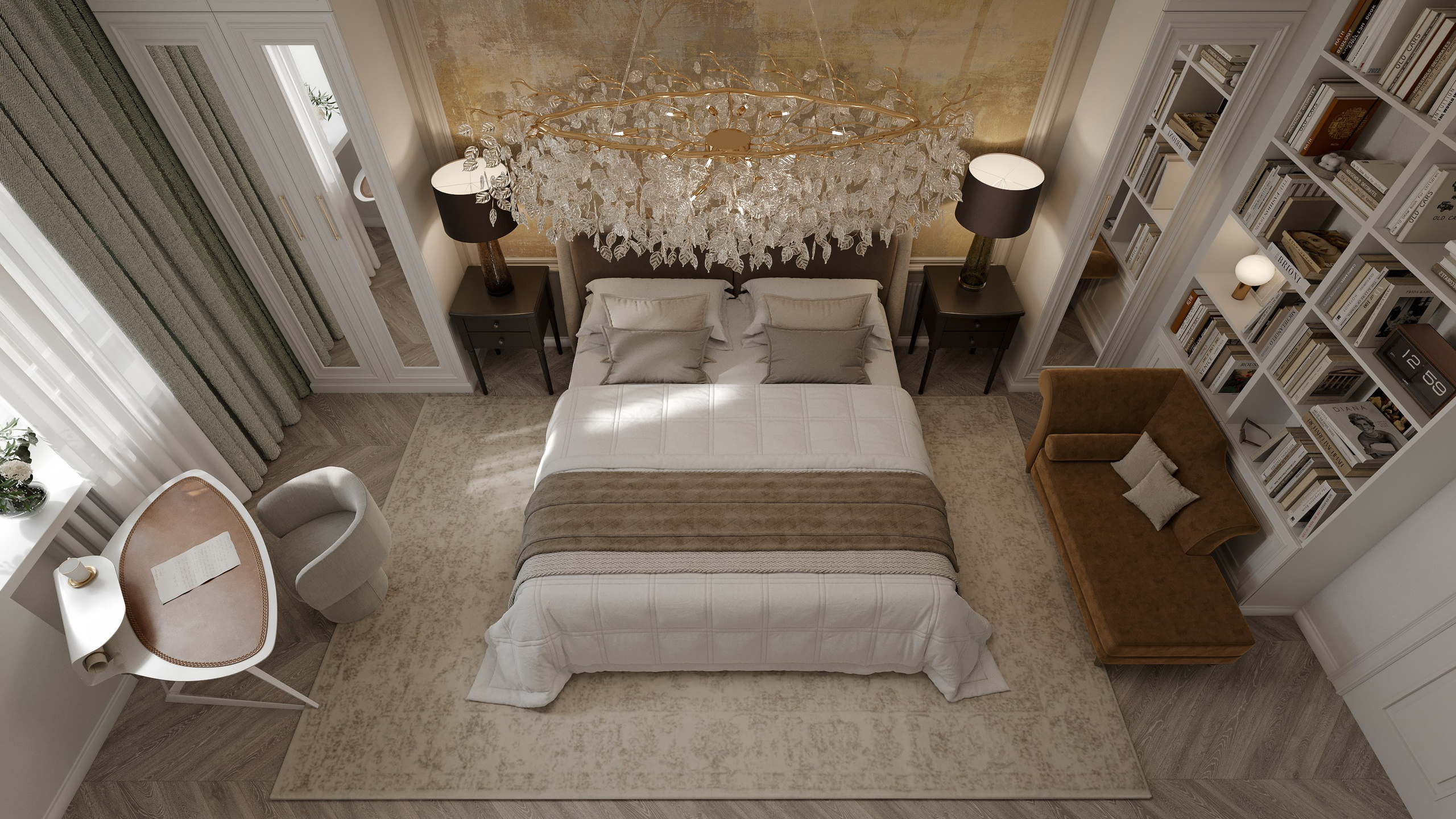 Hlavní ložnice. Filipenka architects