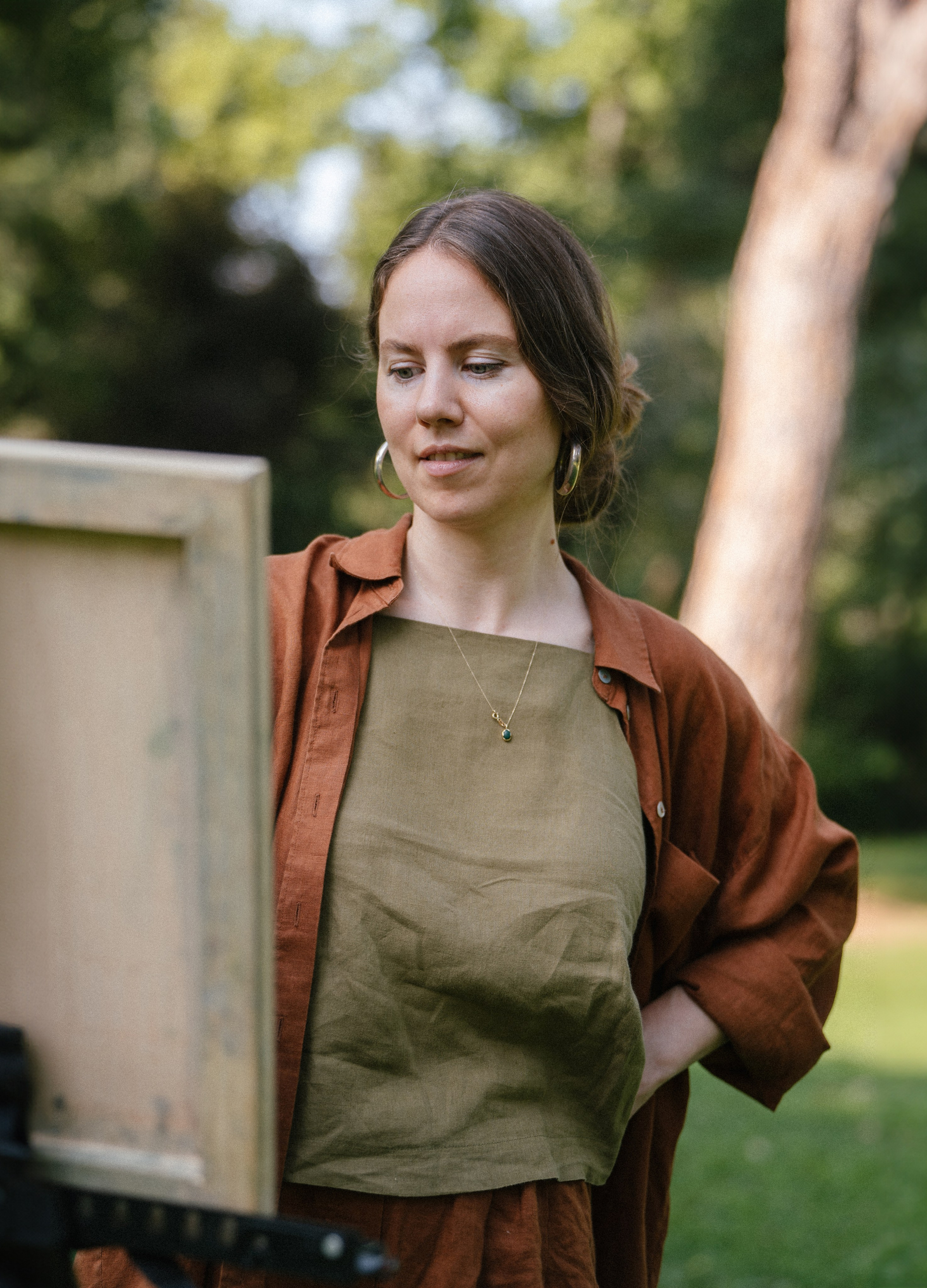 Контент съемка для художника. Фотограф в Мадриде Алена Белянинова