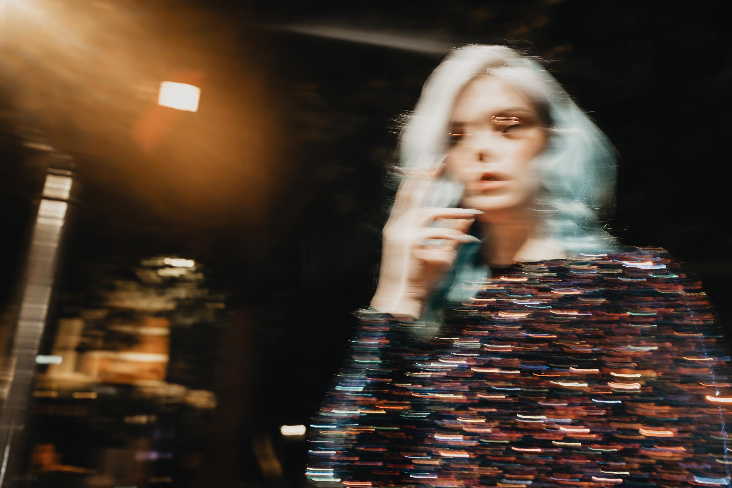 Night session in Soho. London portrait and family photographer