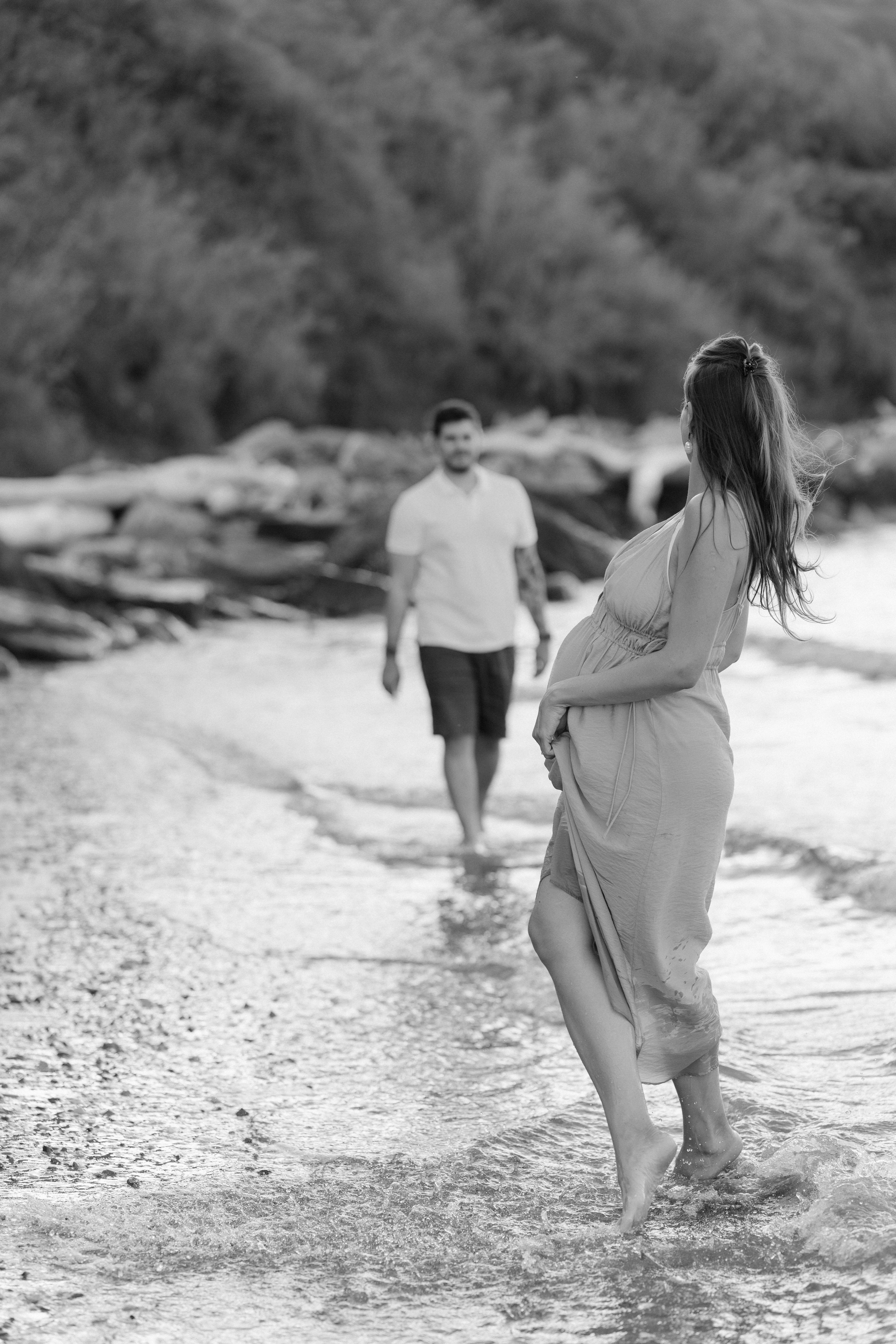 In dolce attesa. Fotografa Rimini