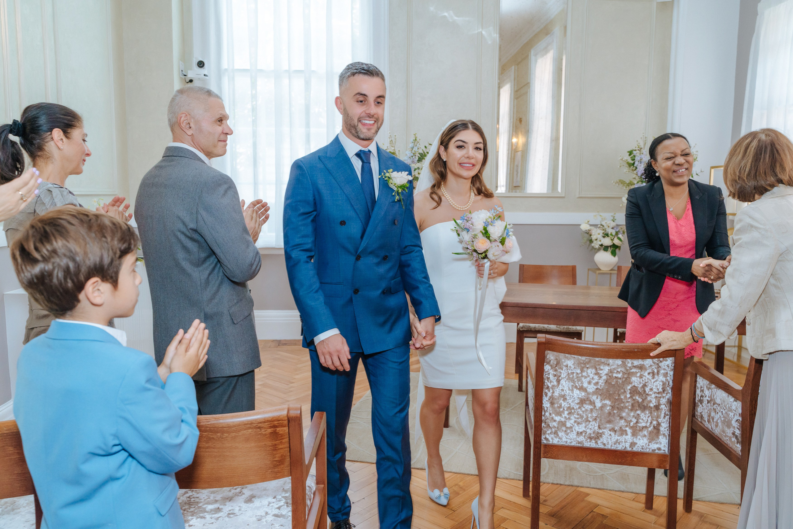 Civil ceremony at Chelsea Old Town Hall,  Wedding in Chelsea, Wedding in London,  wedding photographer in Chelsea, wedding photographer in London