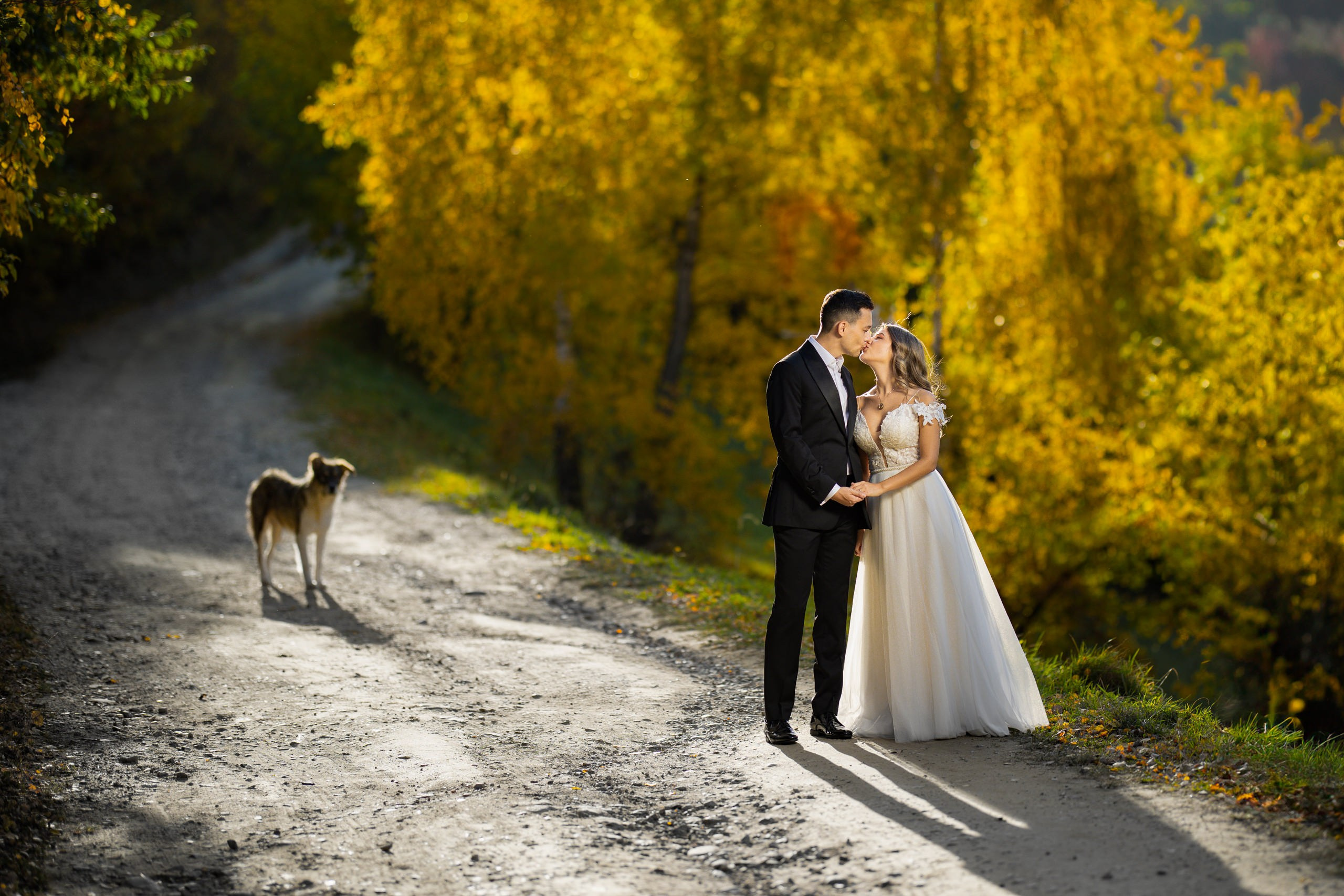 Sedinta foto Trash the dress/After wedding la munte. Fotograf nunta Bucuresti - Manu Ivanciu