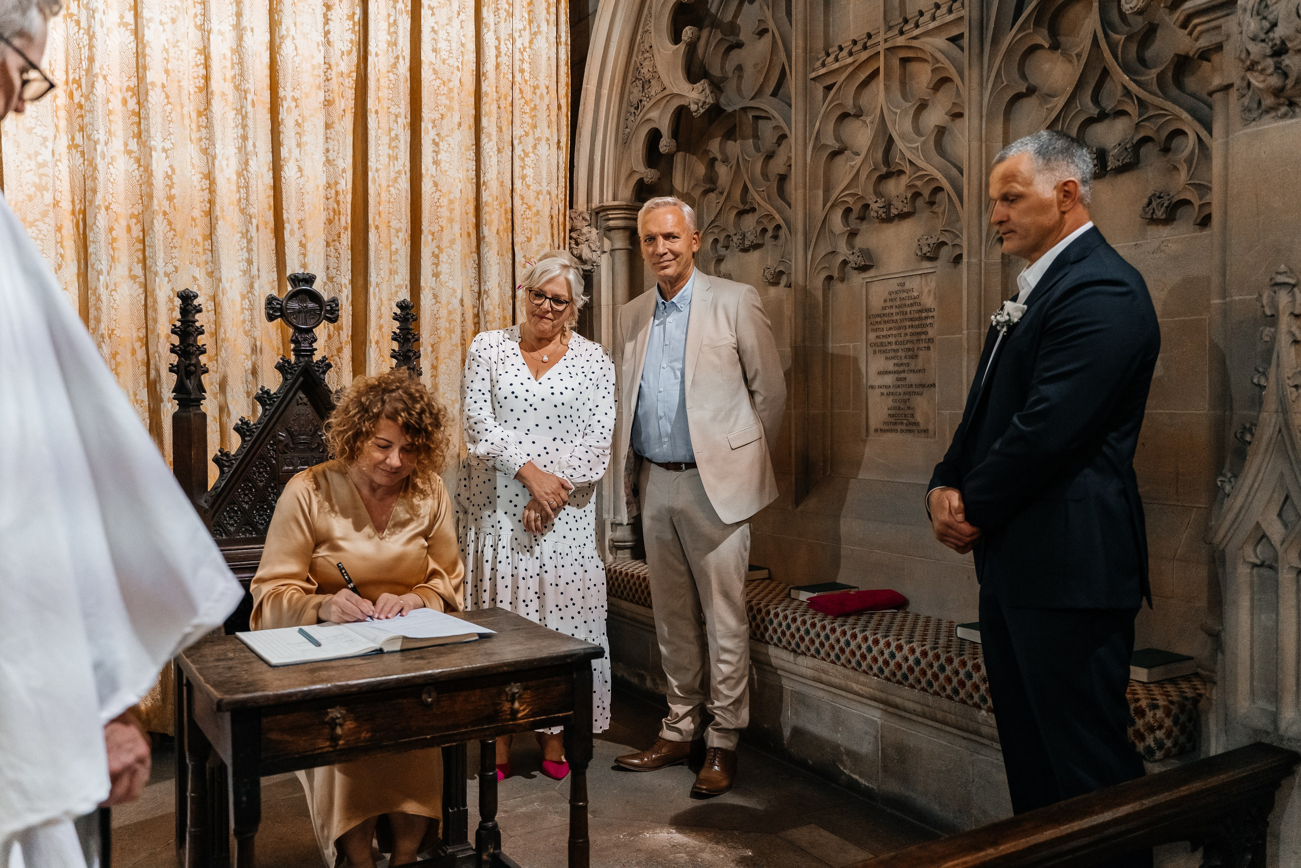 Wedding ceremony at The Lower chapel in Eton, Wedding in Eton, wedding photographer in Eton, wedding photographer in Eton