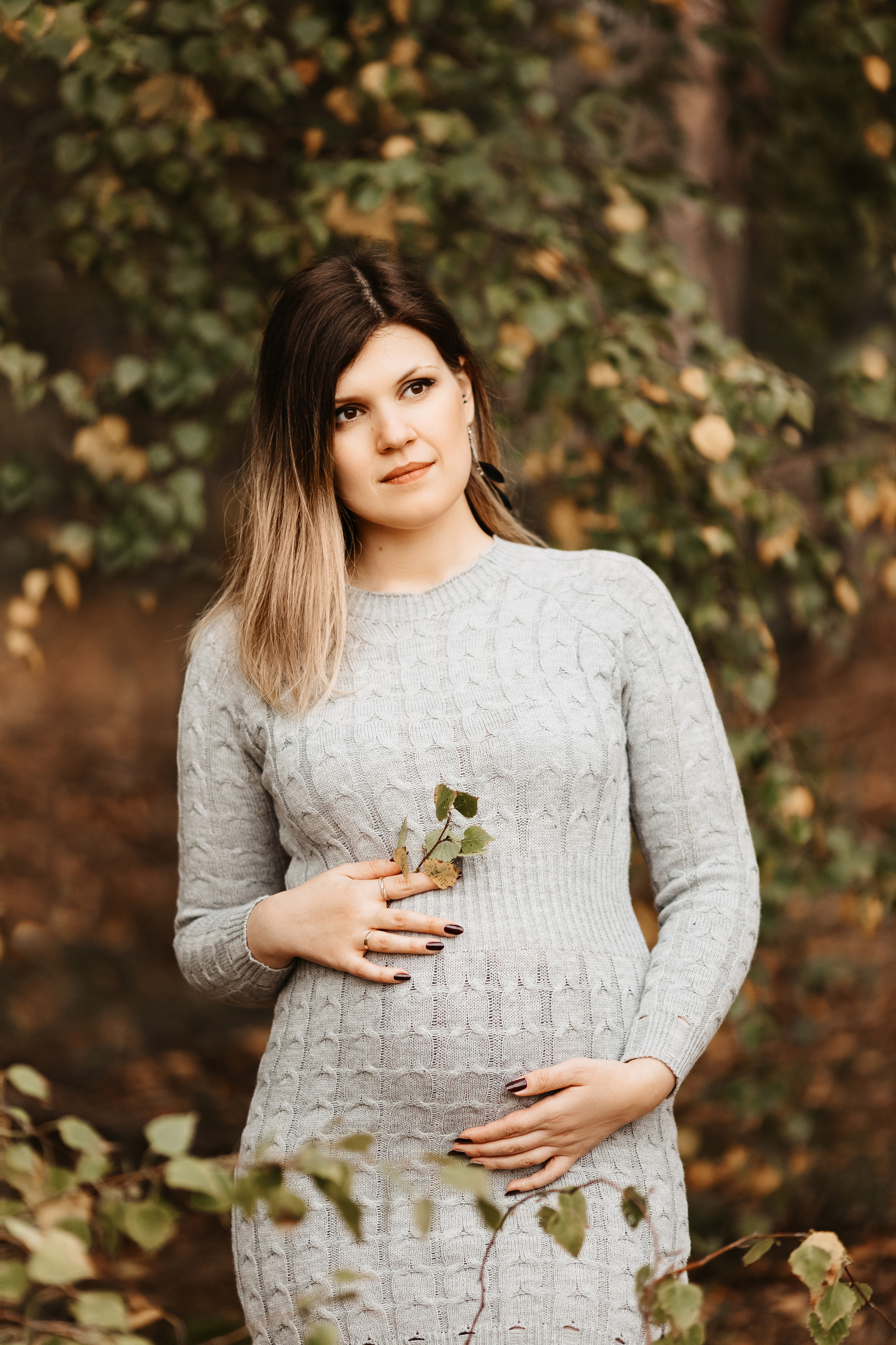 Herbst Babybauchfotoshooting. Elena Osadcij Photography Lohmar NRW