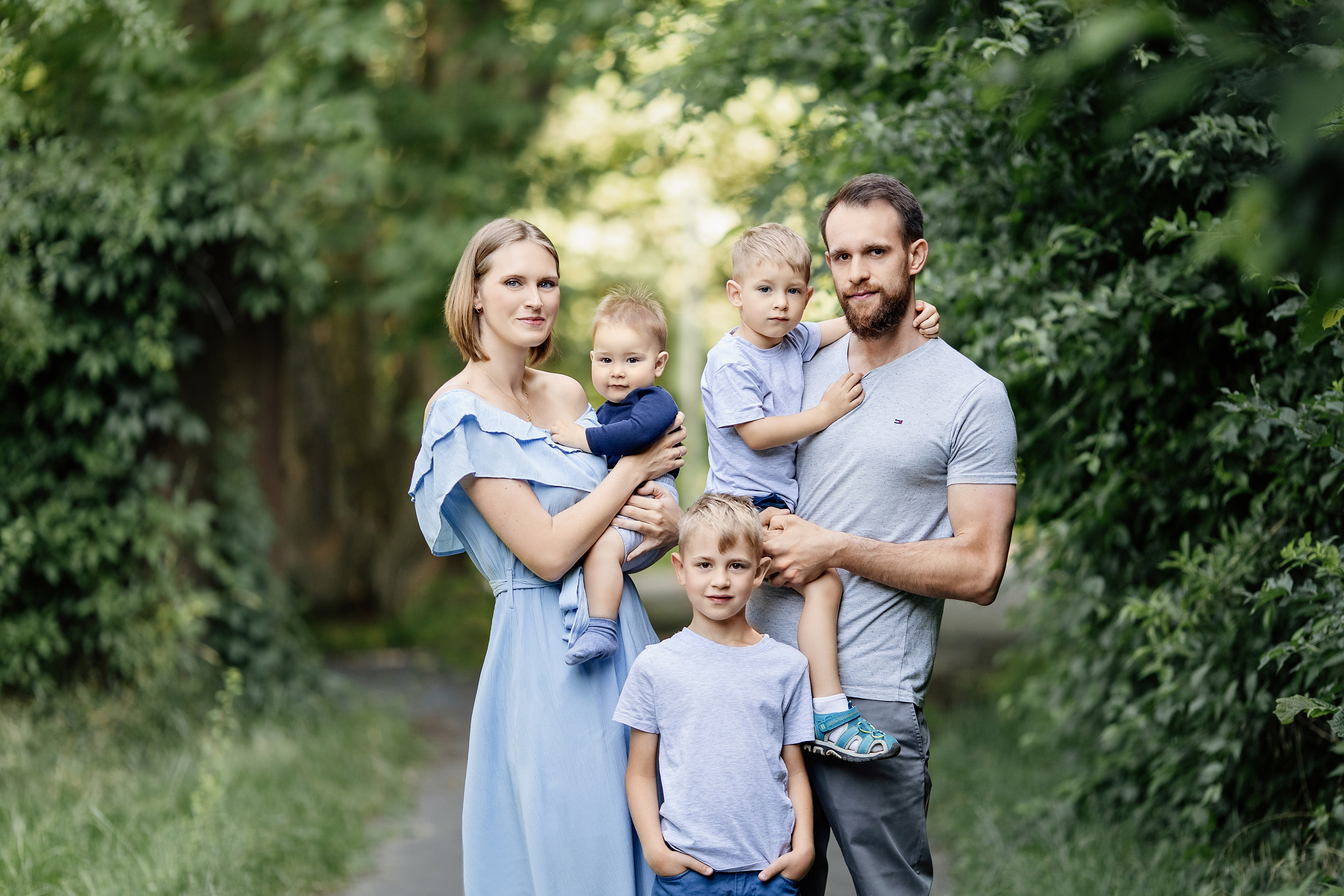 Familienfotoshooting in der Aggerbogen