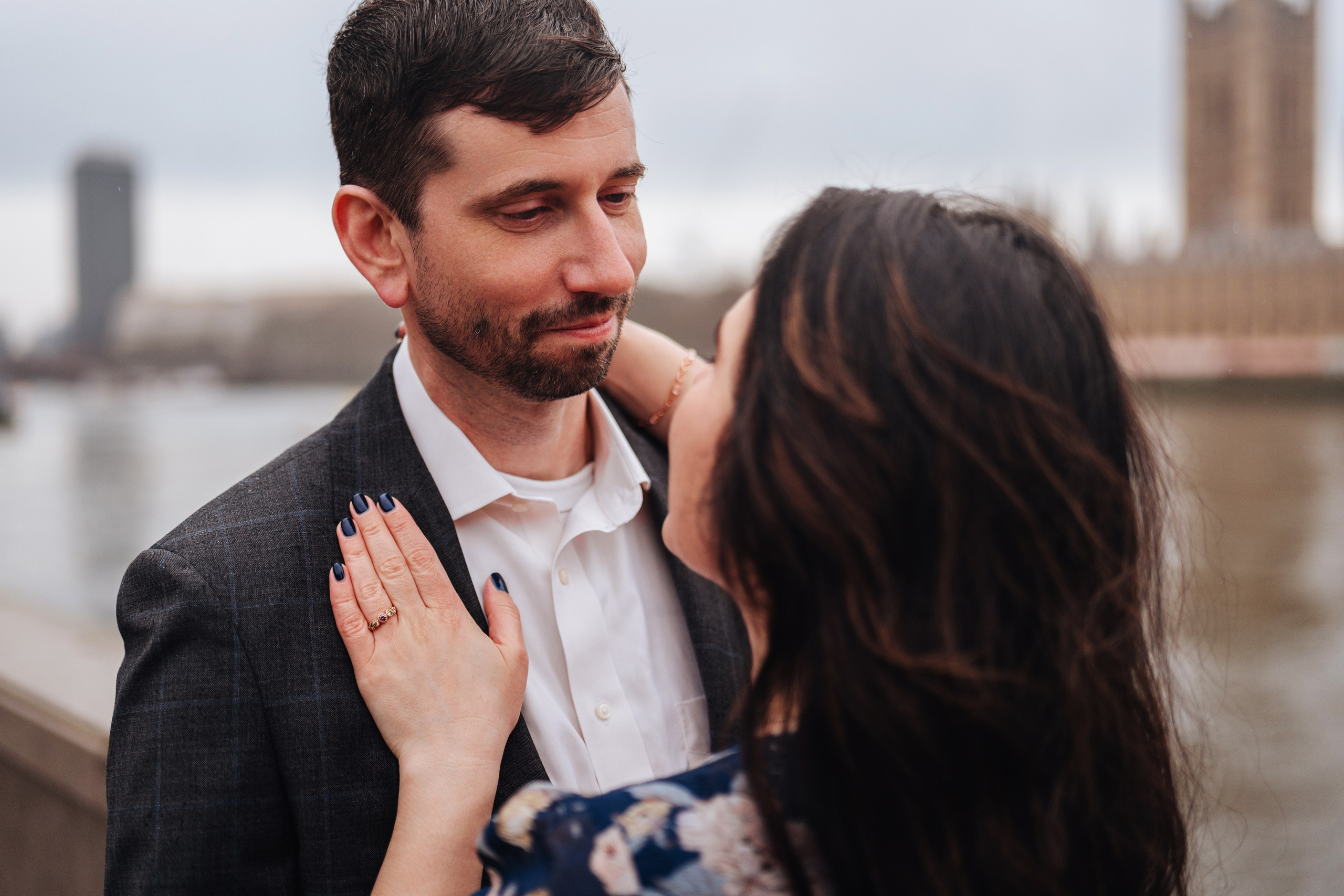 Love story near Big Ben, London. Wedding and family photographer in London