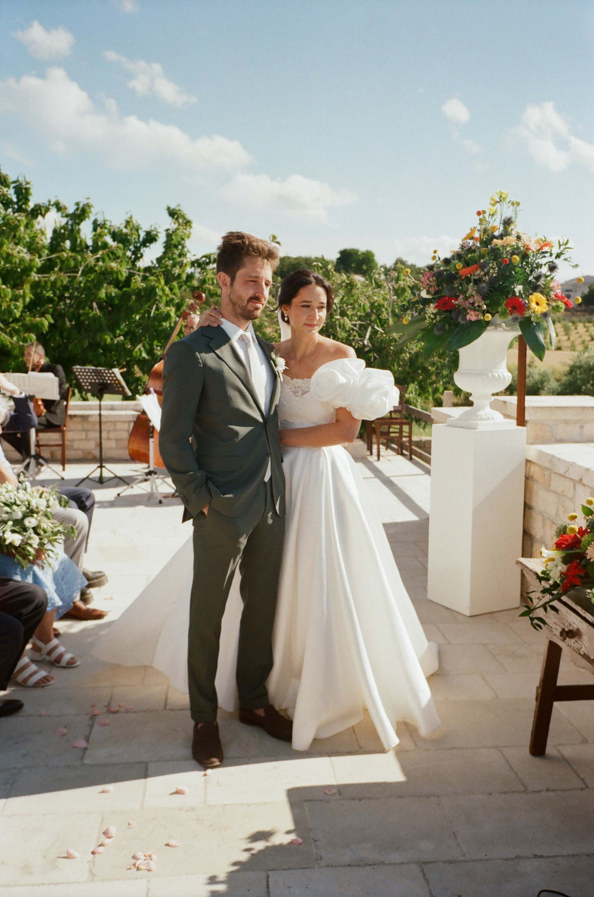 Stephanie & Christian film photos. Wedding photographer Italy