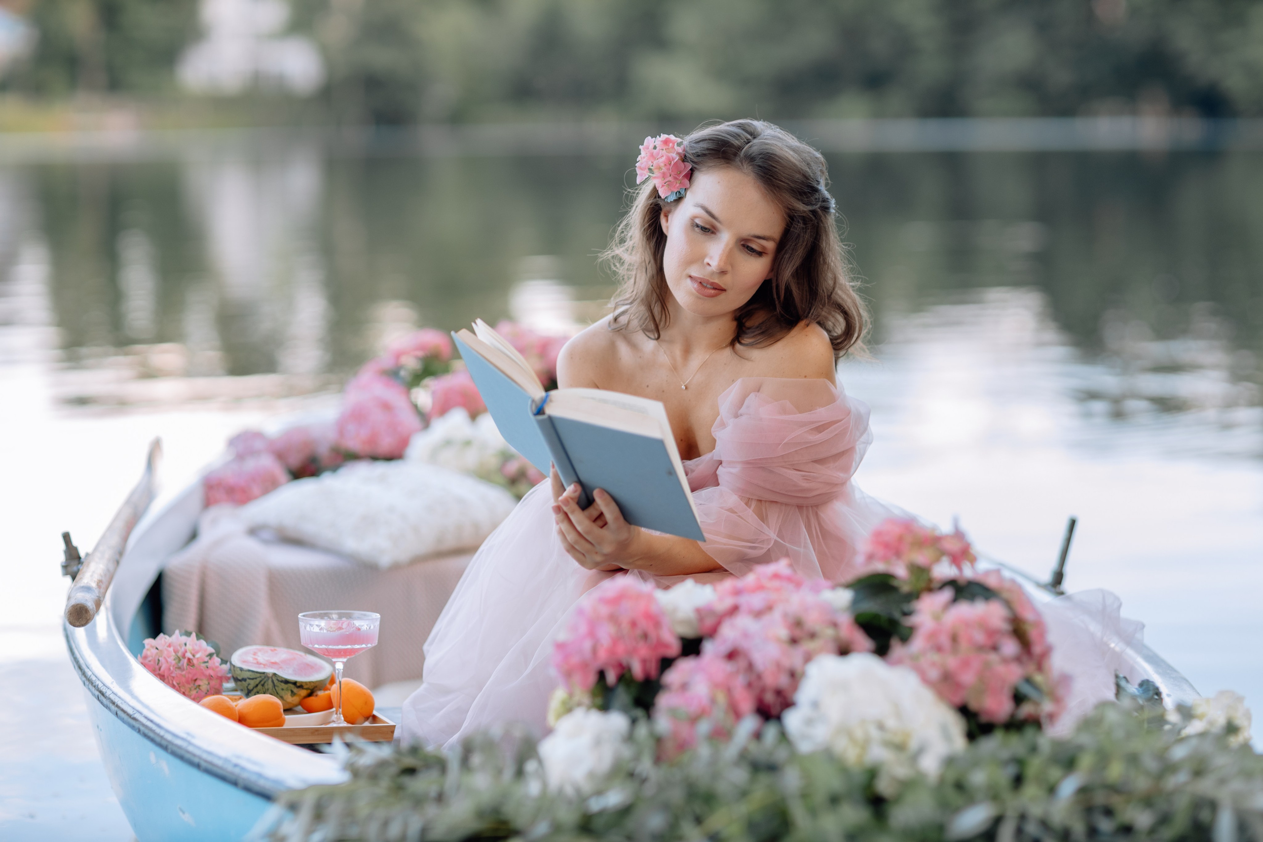 Das Boot mit Blumen. Hochzeitsfotograf München Taufe Familienfotograf Tanja Mauke