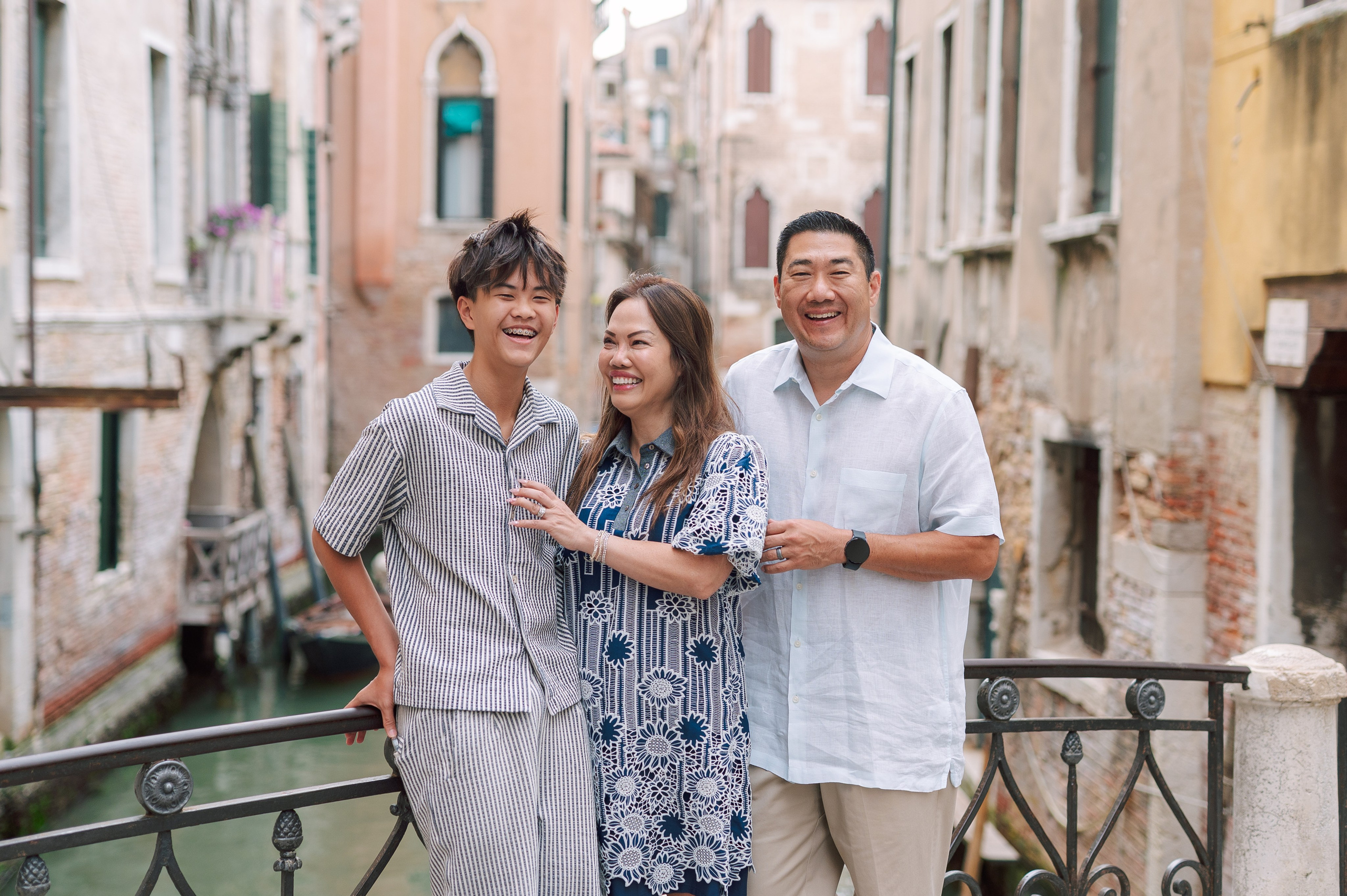 Jennifer, Tim and Jayden. Photographer in Venice Anna Terzi