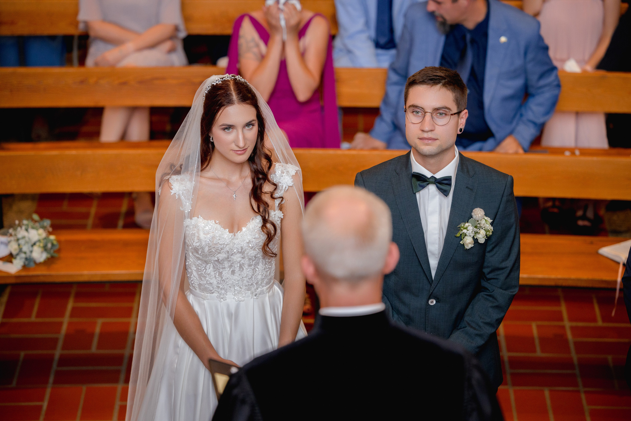 Kirchliche Trauung. Hochzeitsfotograf München Taufe Familienfotograf Tanja Mauke