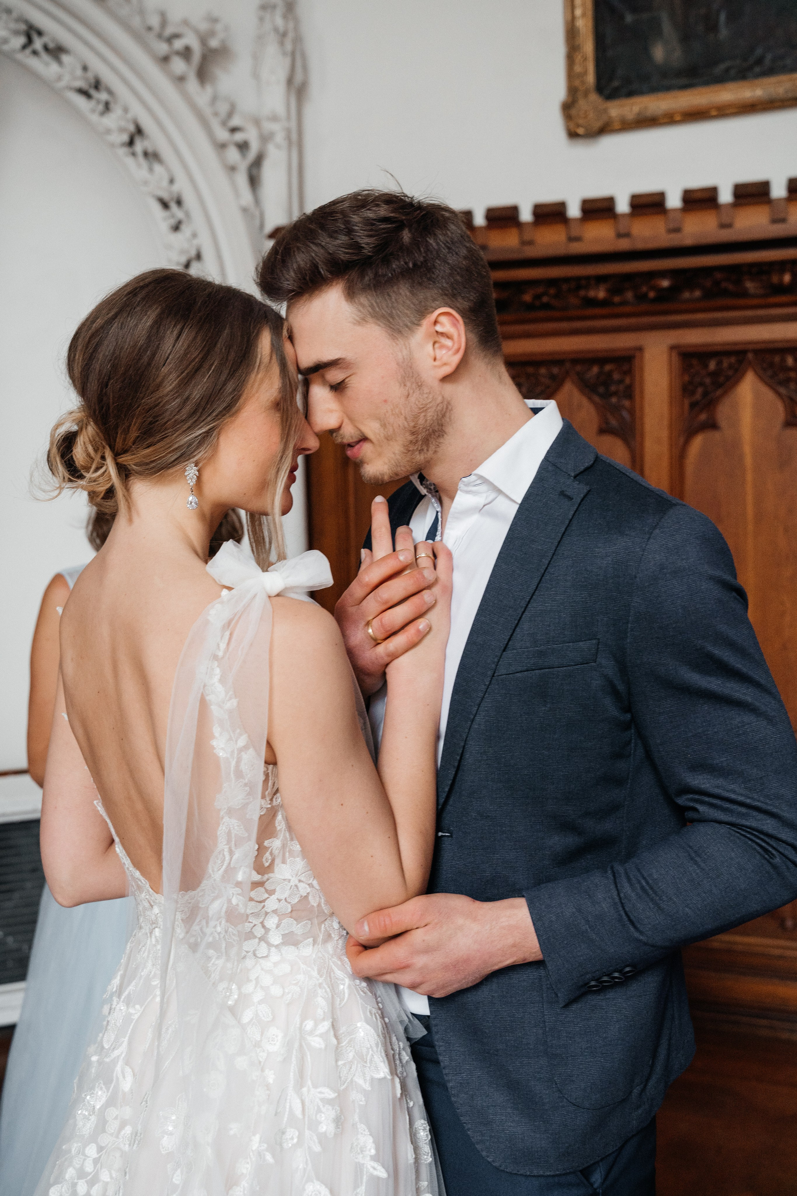 J & C im Schloss Arenfels. Wedding Photographer Germany