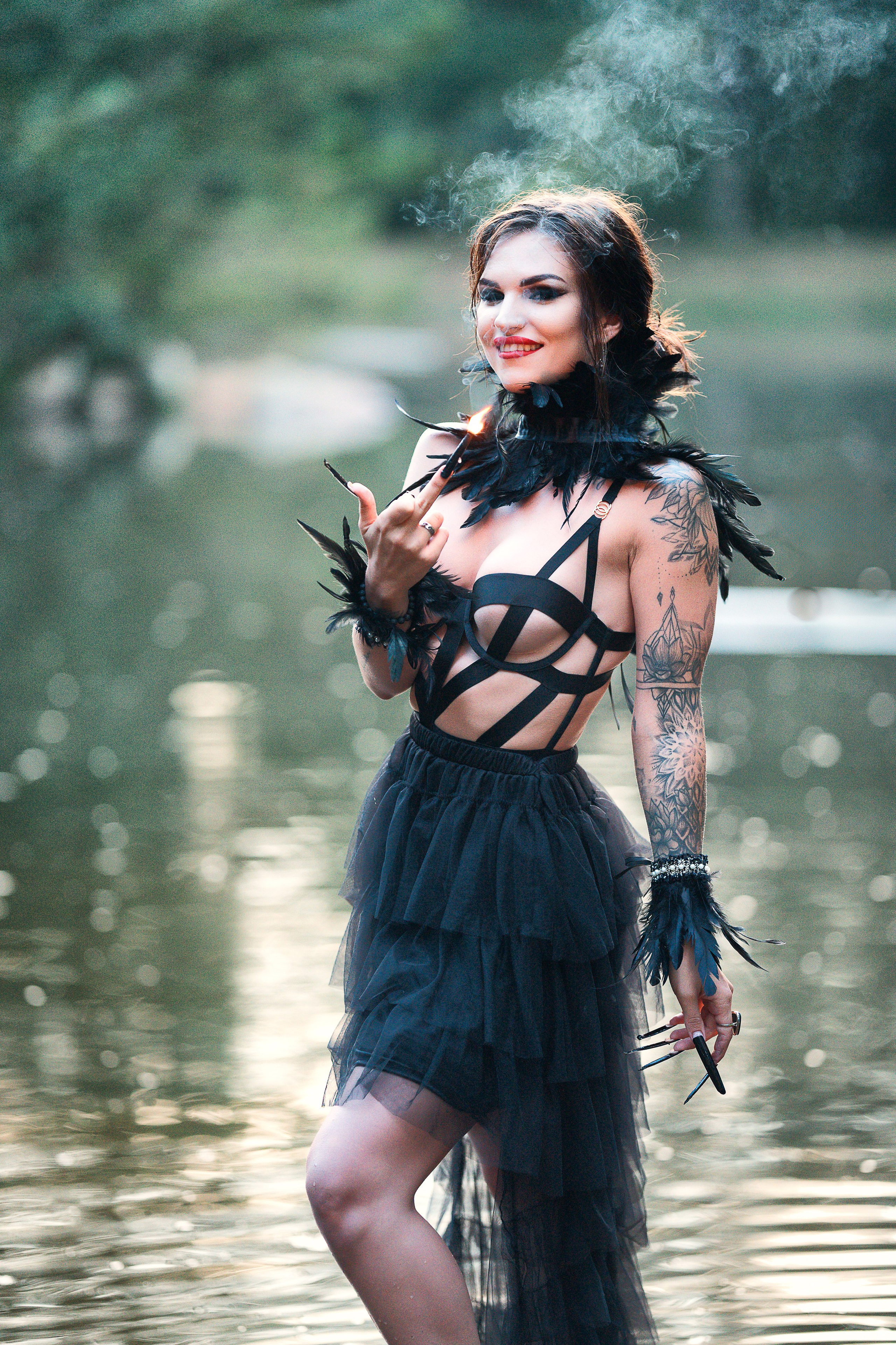 Witch at the lake. Family, Lifestyle and Portrait photograher in Trier, Germany