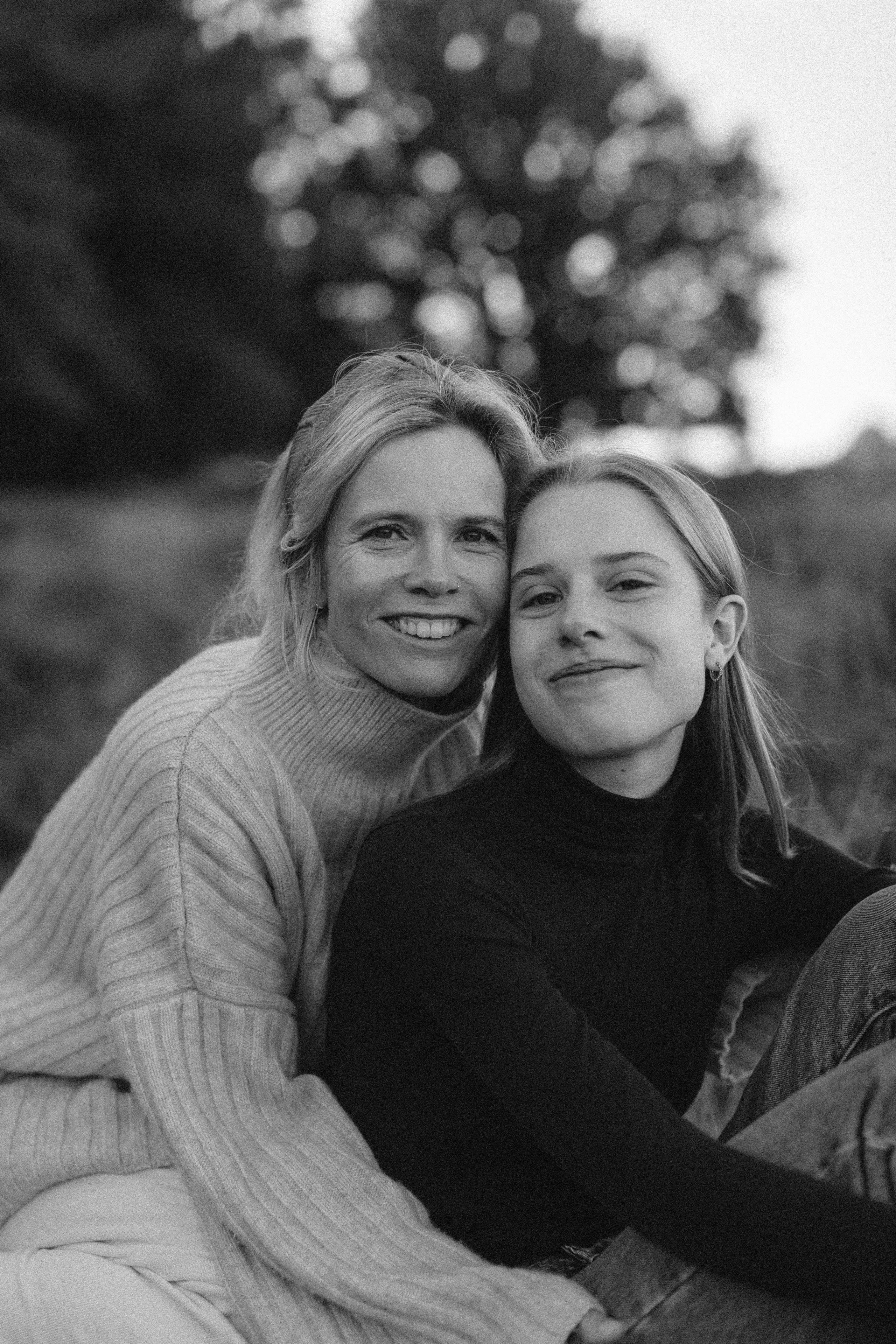Family photoshoot in nature. True self
