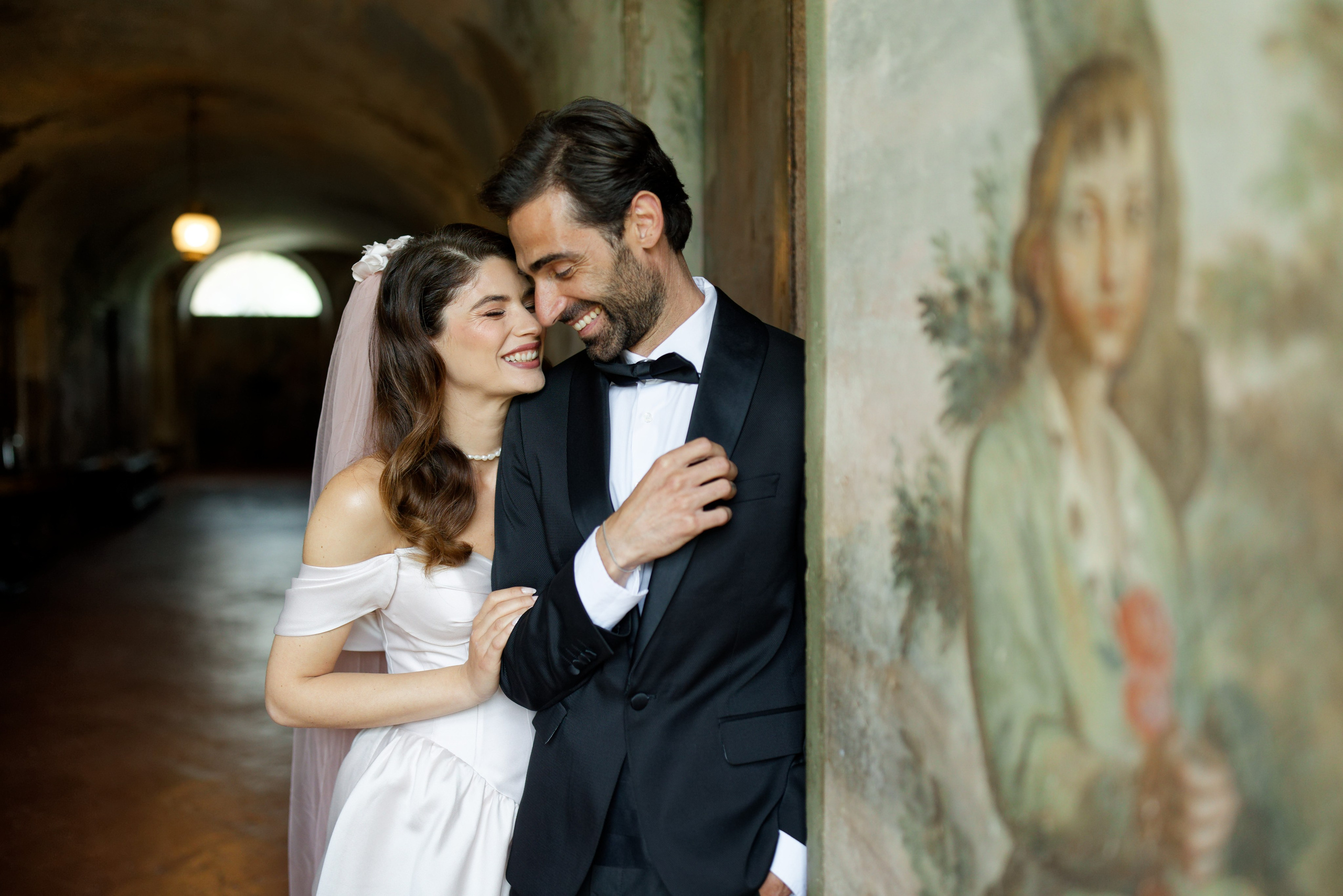 Wedding editorial at Villa di Geggiano, Tuscany, Italy