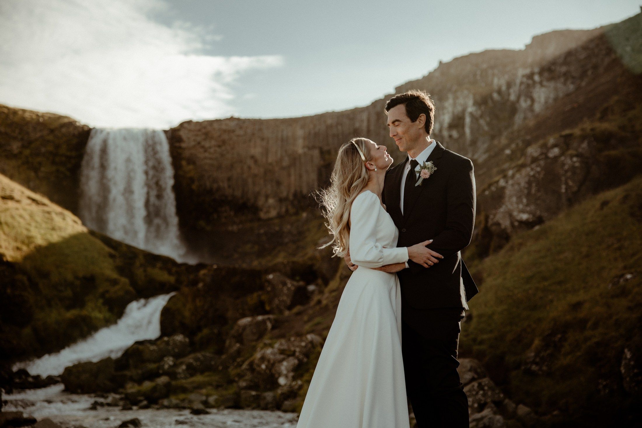 Iceland elopement at Budir Black Church | Snæfellsnes wedding by Iceland elopement photographer & videographer. Iceland elopement photographer & videographer