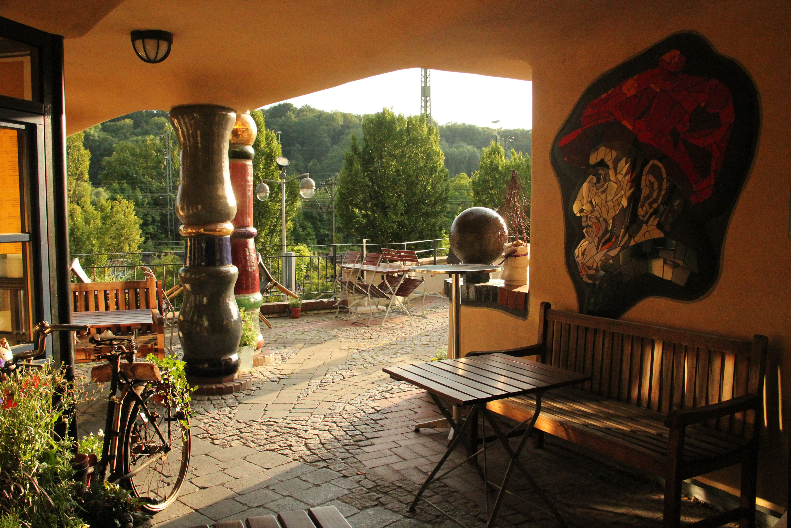 Дом Хундертвассера под Штутгартом. Maria Chistyakovа — Fotografin in Karlsruhe, Baden-Baden und Umgebung