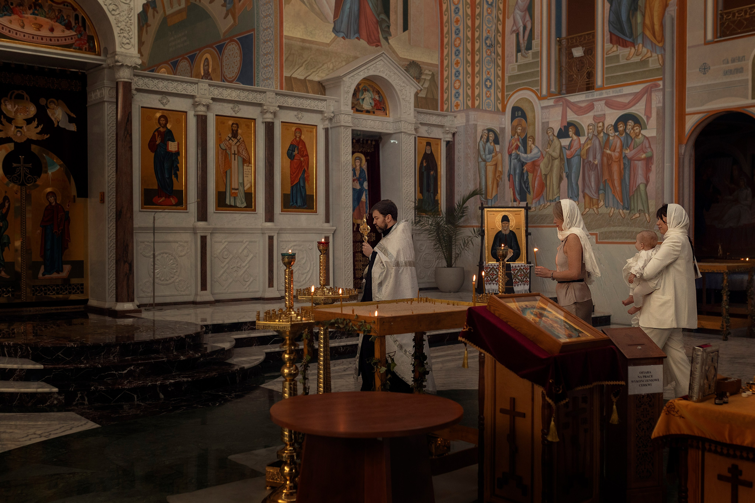 Крещение. Семейный и детский фотограф в Варшаве Мила Бобровская