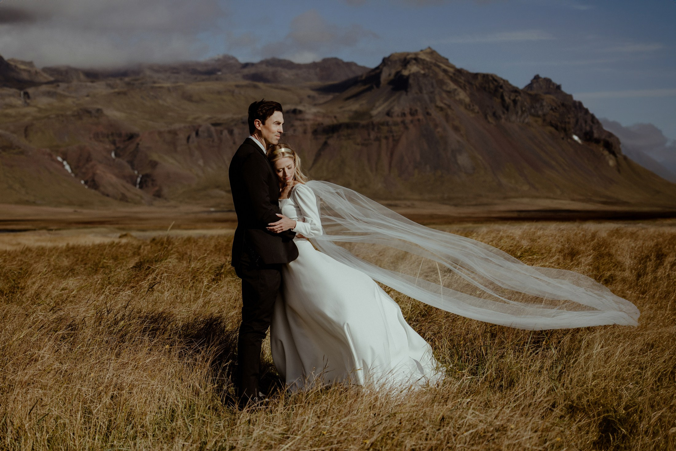Iceland elopement at Budir Black Church | Snæfellsnes wedding by Iceland elopement photographer & videographer. Iceland elopement photographer & videographer