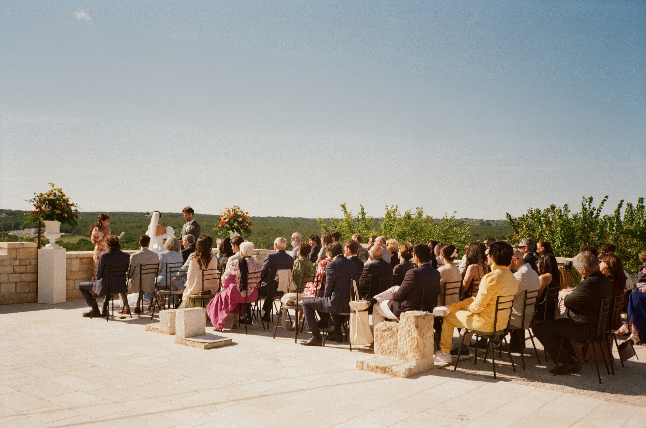 Stephanie & Christian film photos. Wedding photographer Italy