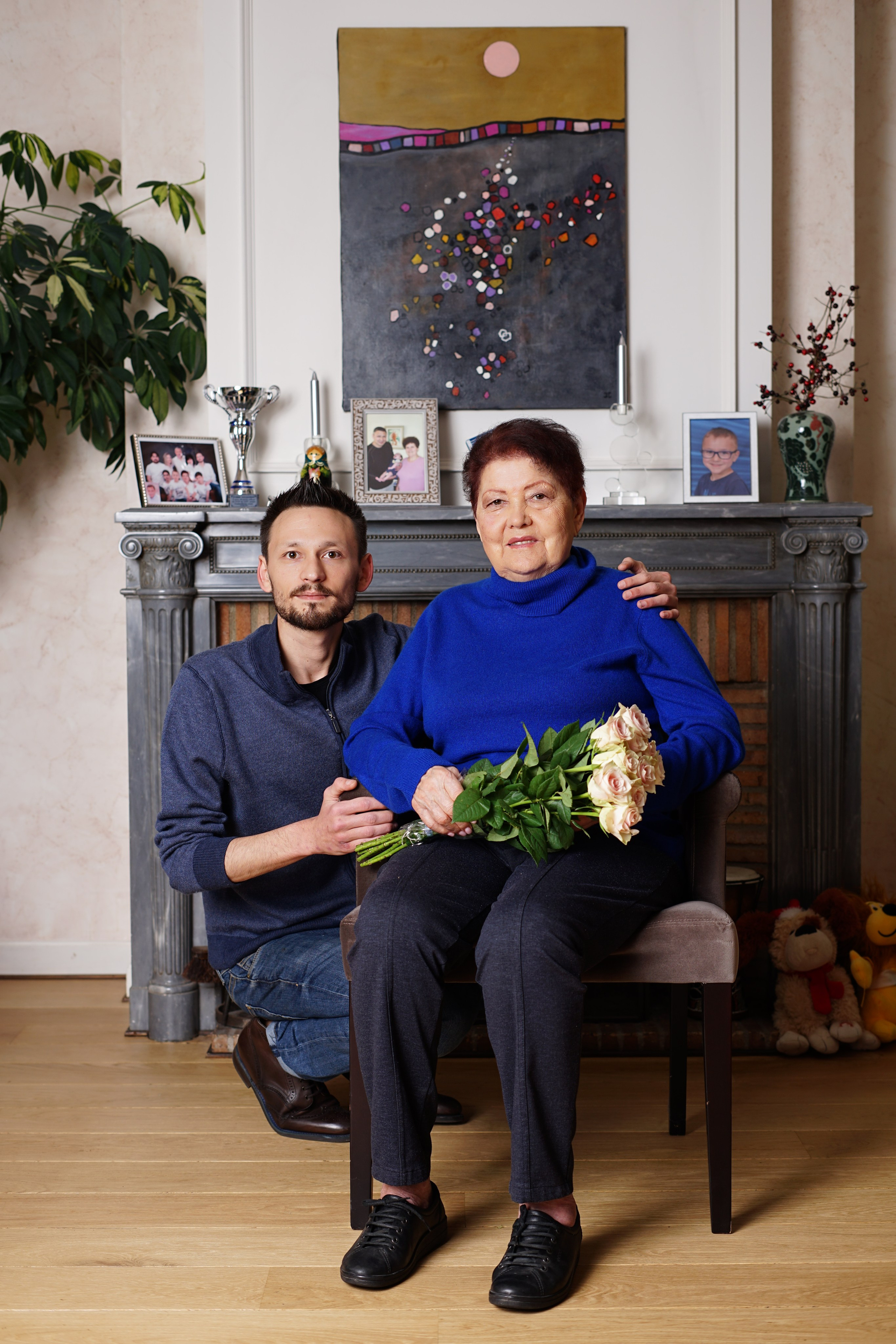 Edouard et sa famille. Petit trésor photos de famille, grossesse et nouveau-né à Roanne