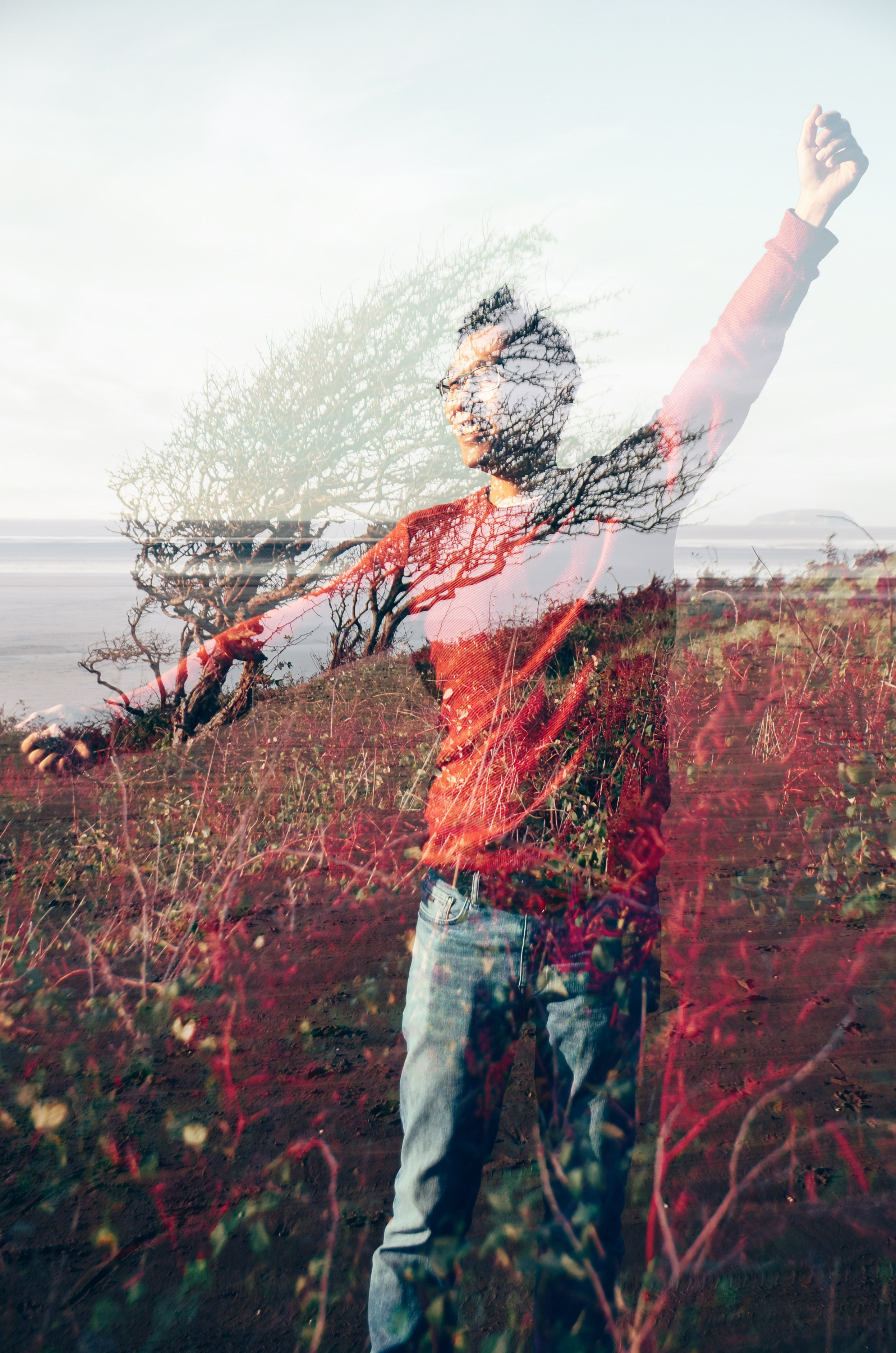 Artistic male photo shoot 