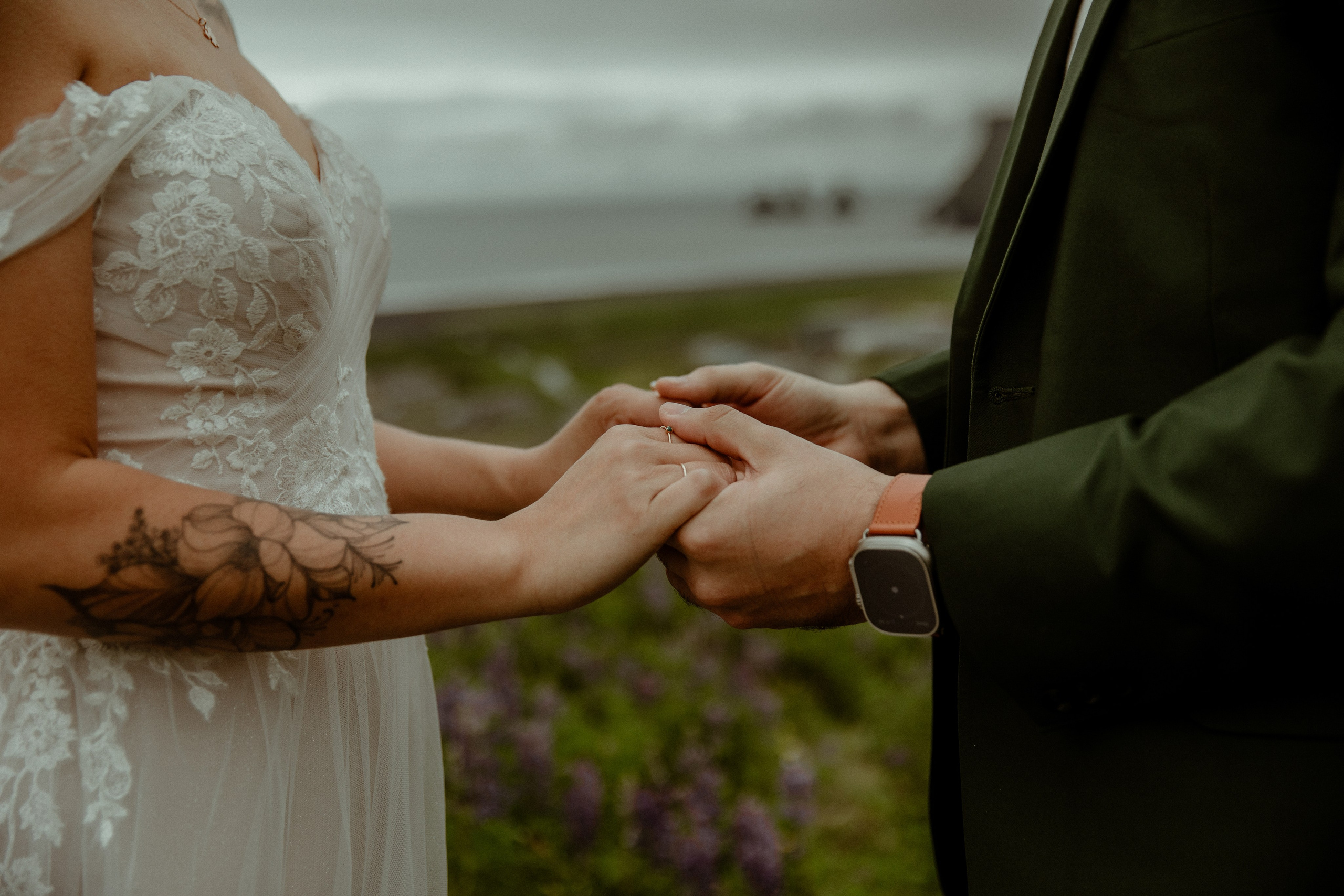 Elopement at Kvernufoss Waterfall. Iceland elopement photo and video | Nikolaichik Photo