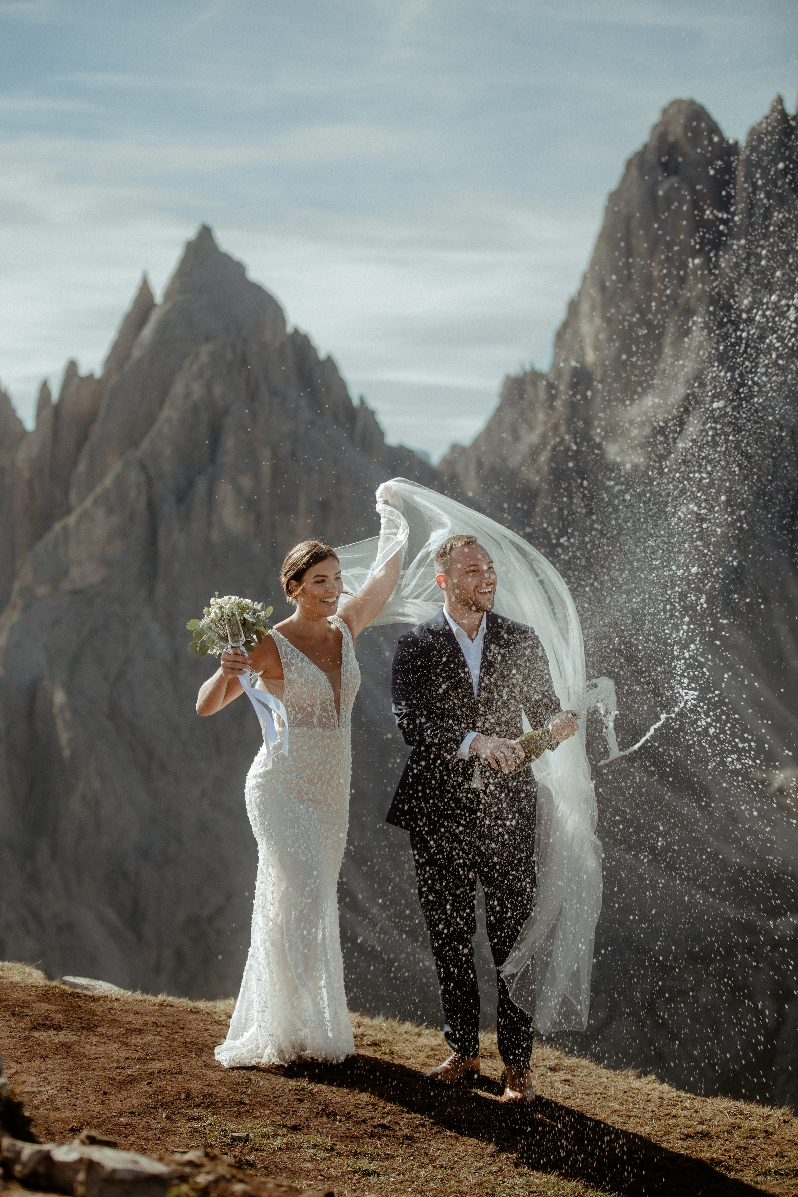 Scenic Dolomites Elopement. Iceland elopement photo and video | Nikolaichik Photo