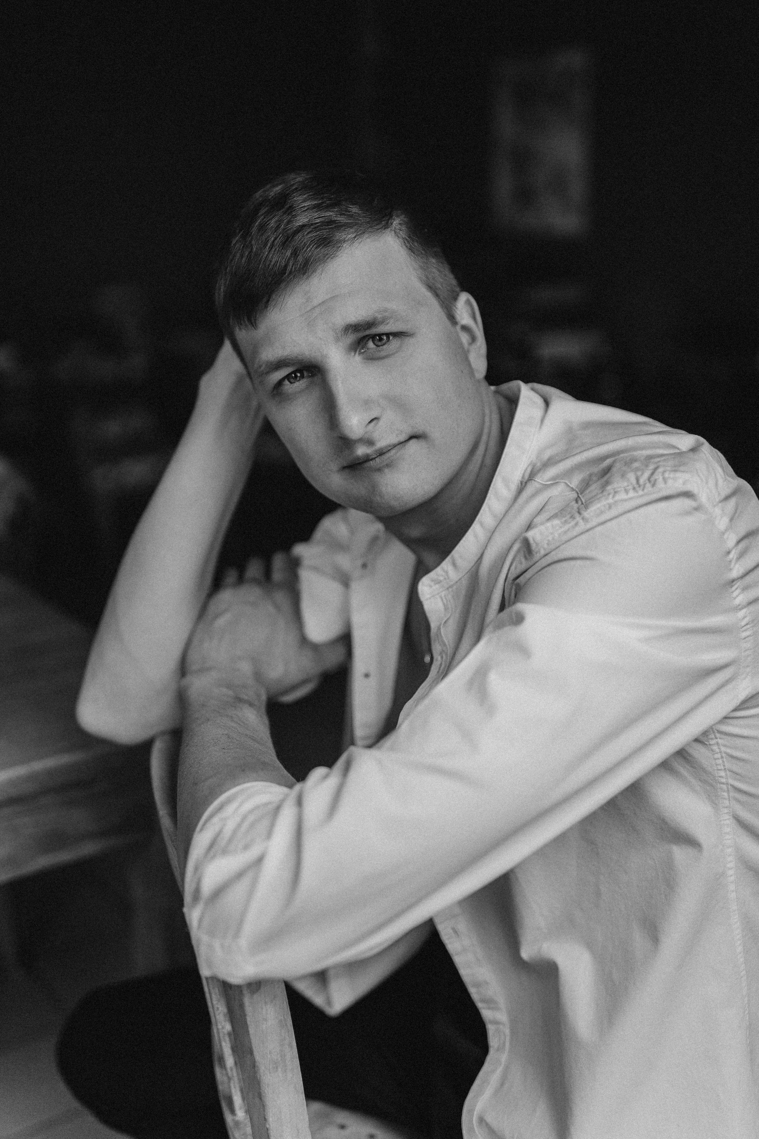 Gleb portrait in Rouen. Photographer Rouen, France