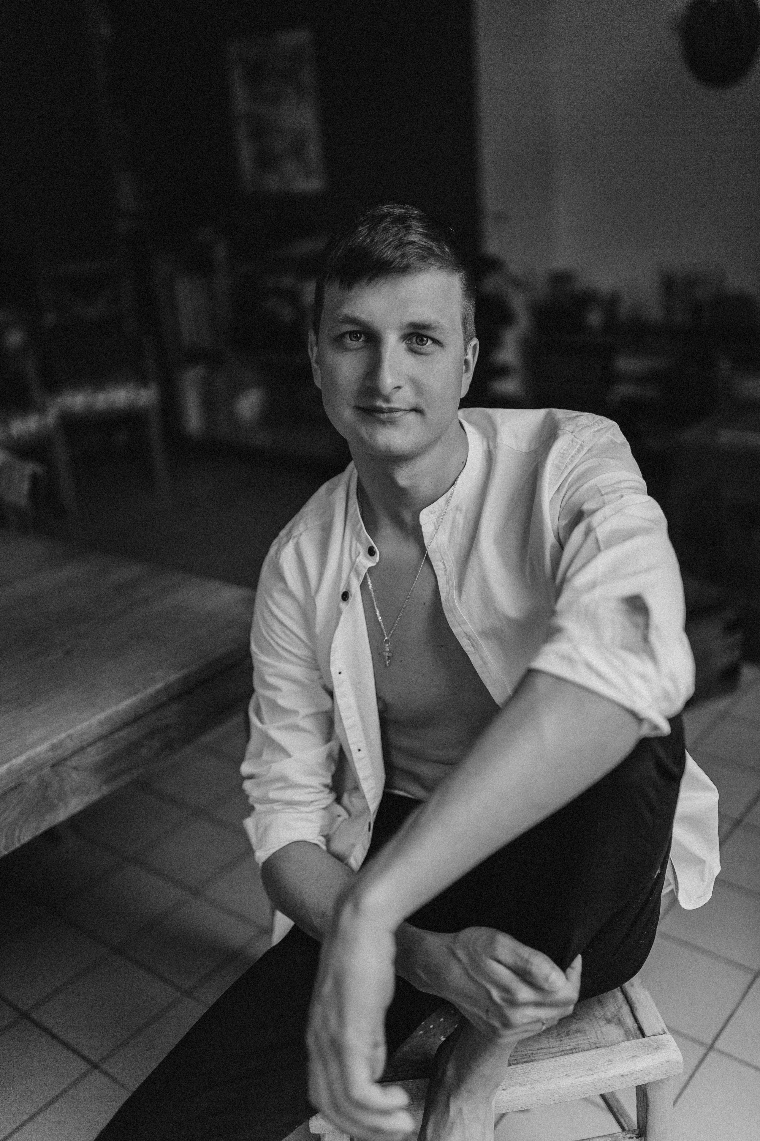 Gleb portrait in Rouen. Photographer Rouen, France