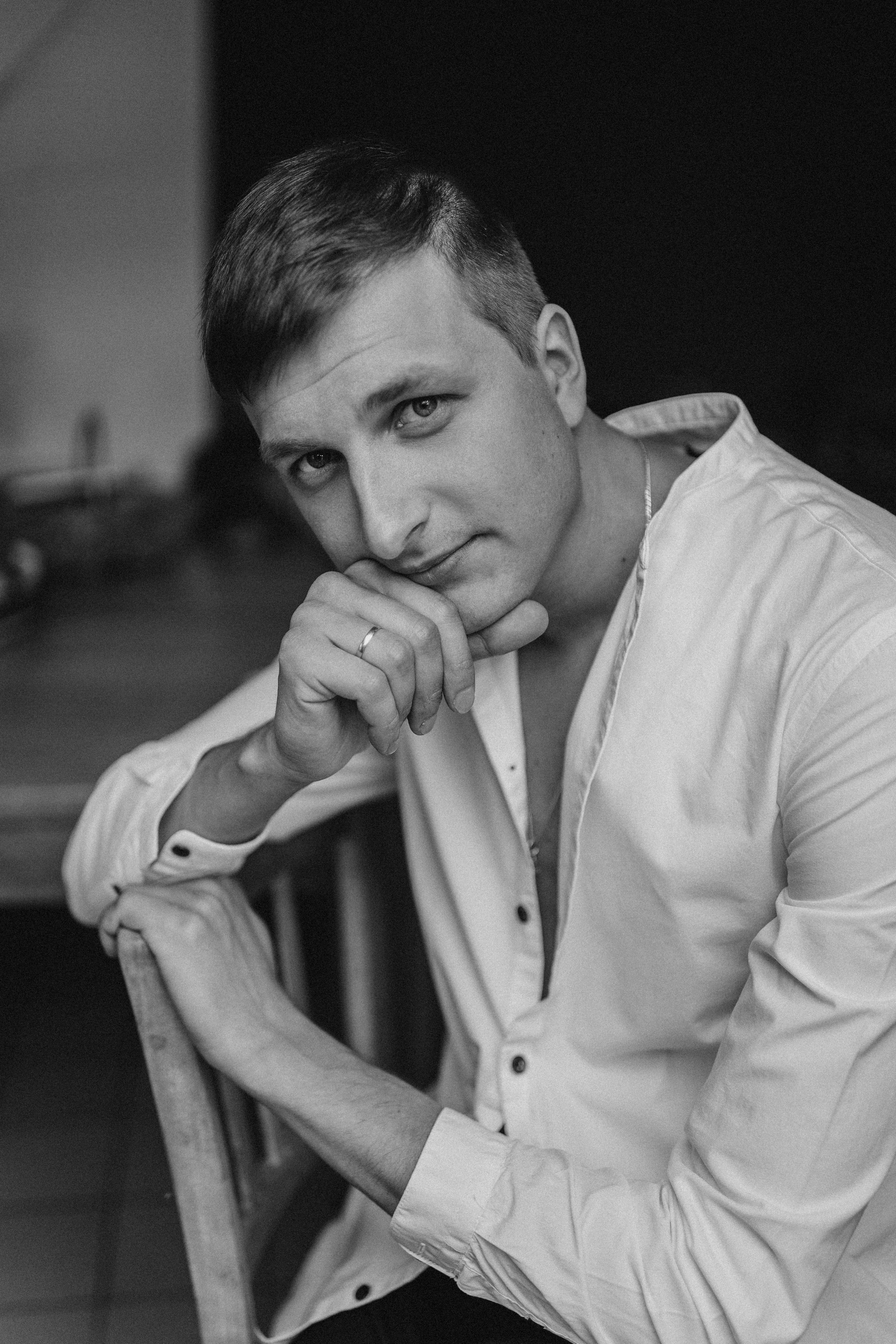 Gleb portrait in Rouen. Photographer Rouen, France